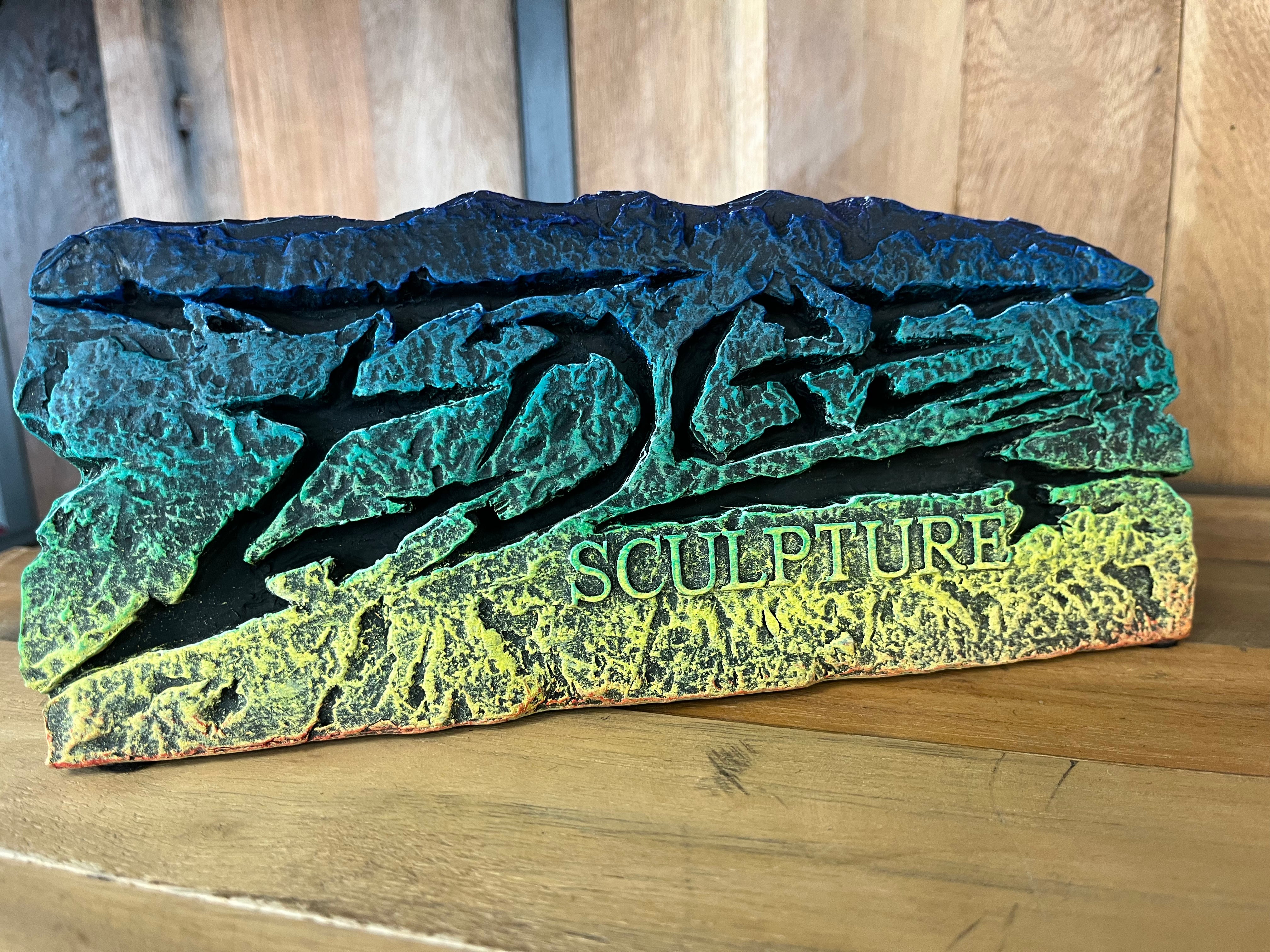 Edge Sculpture Gorilla Vibrant range Sign