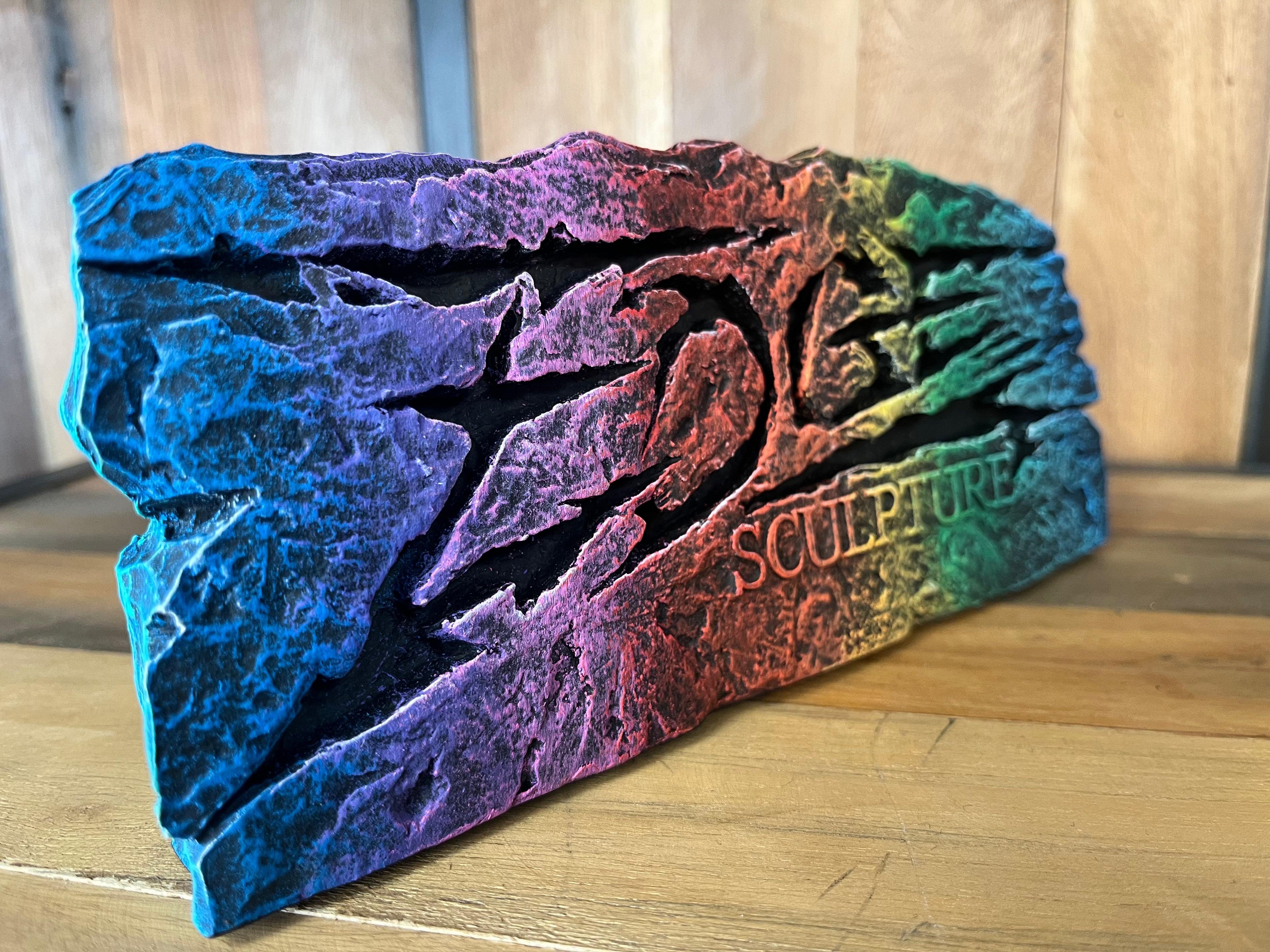 Edge Sculpture Lion Pride Sign