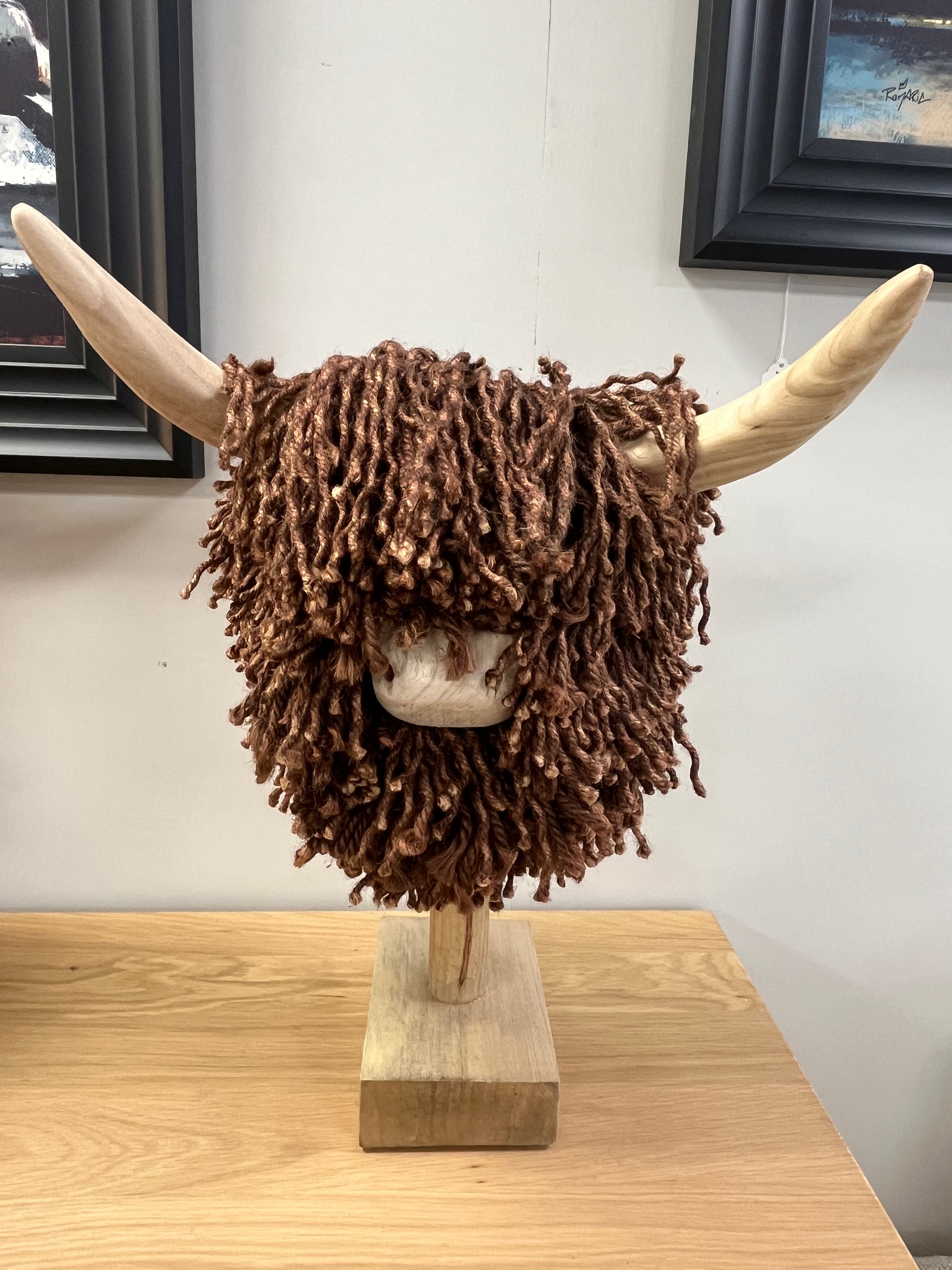 Small Highland Cow Brown