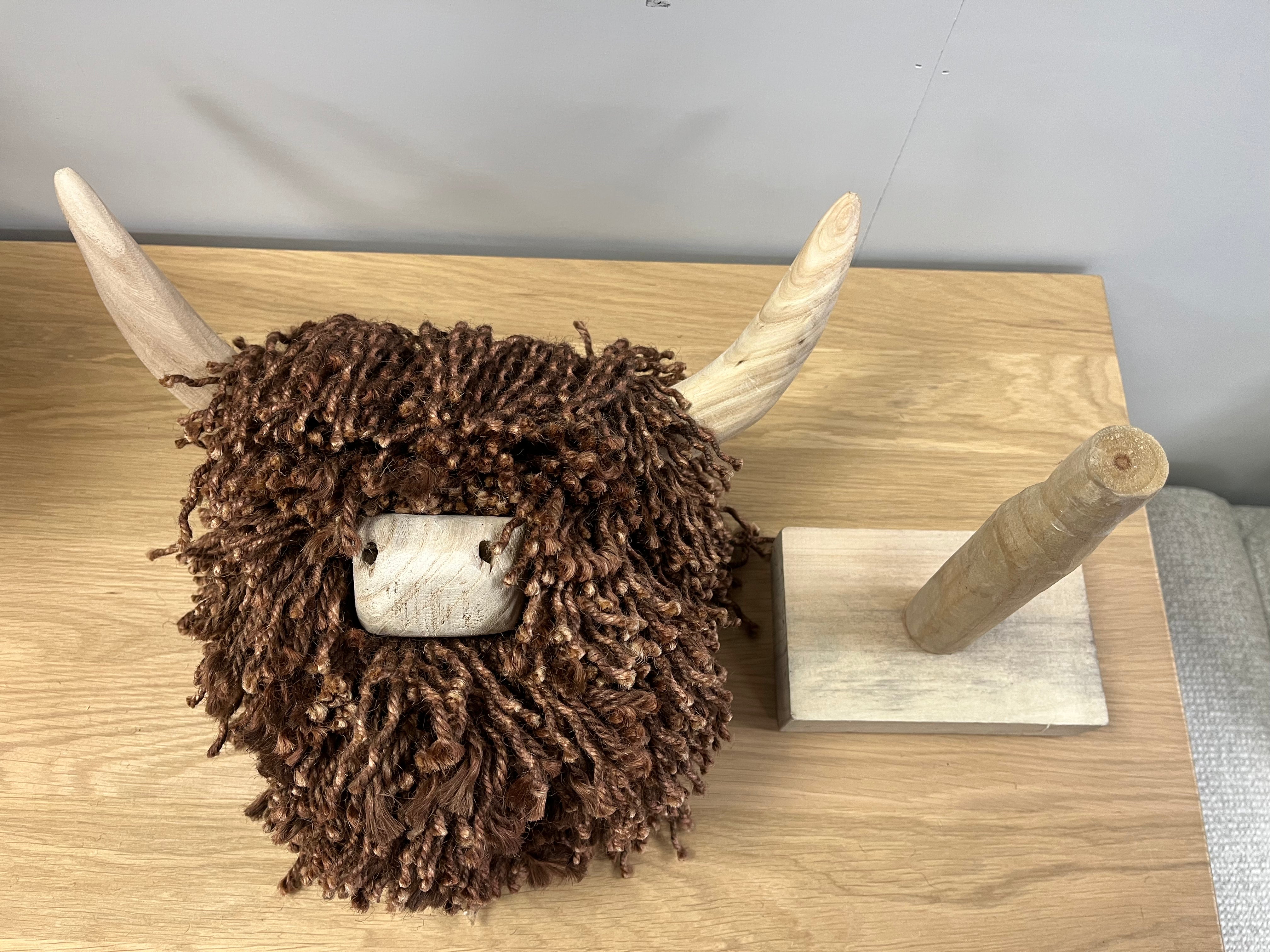 Small Highland Cow Brown