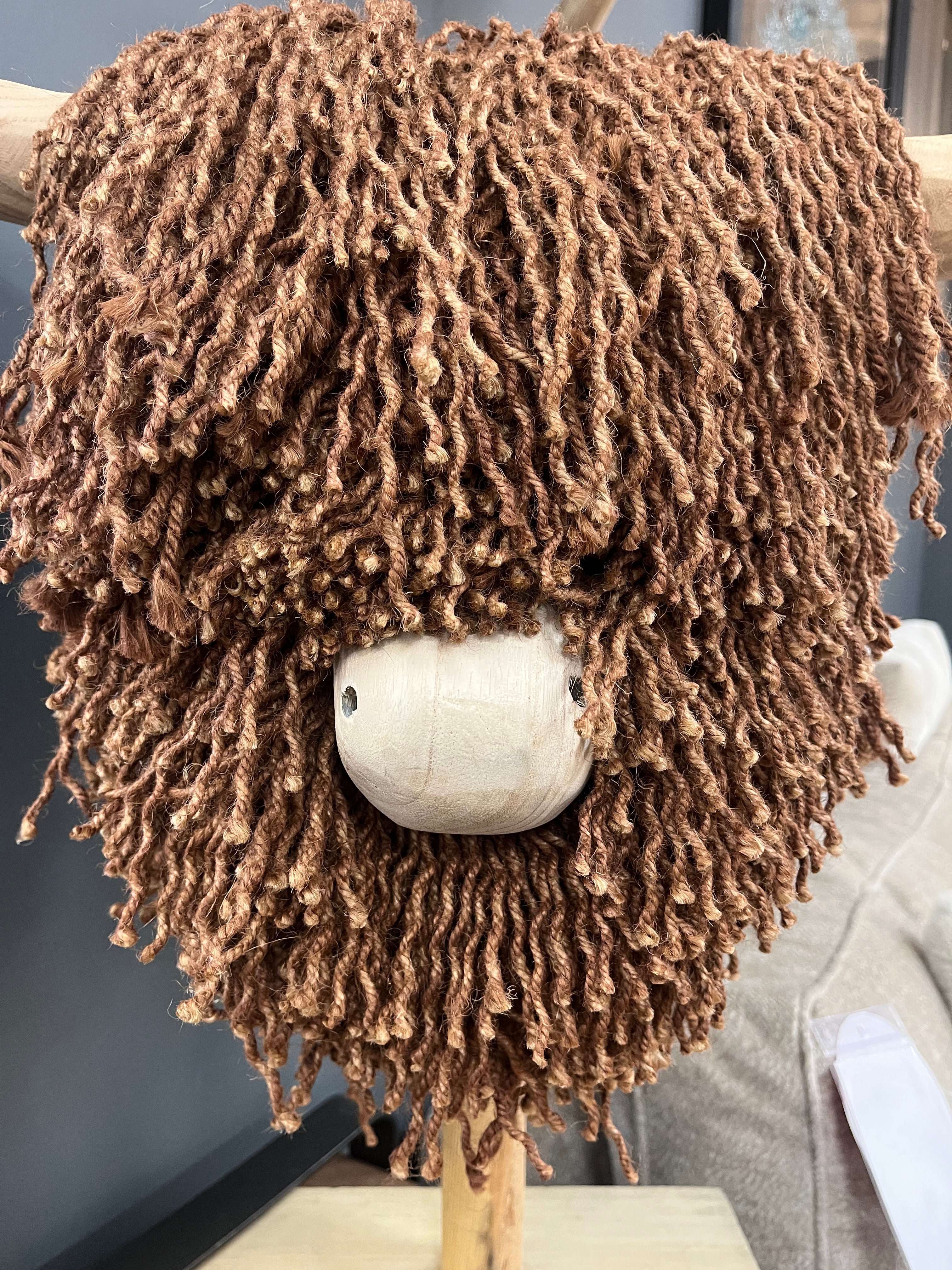 Large Highland Cow Brown