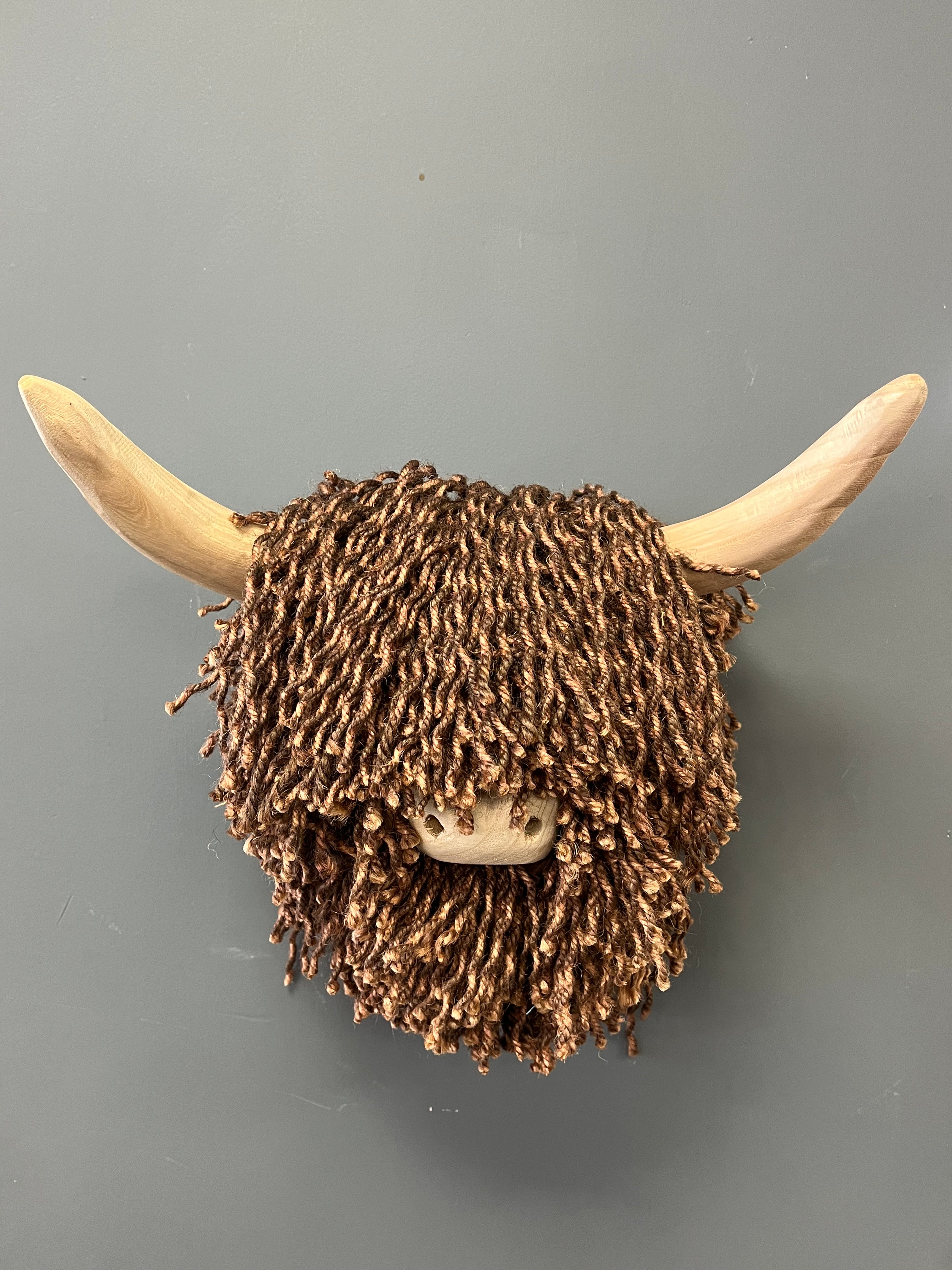 Small Highland Cow Brown