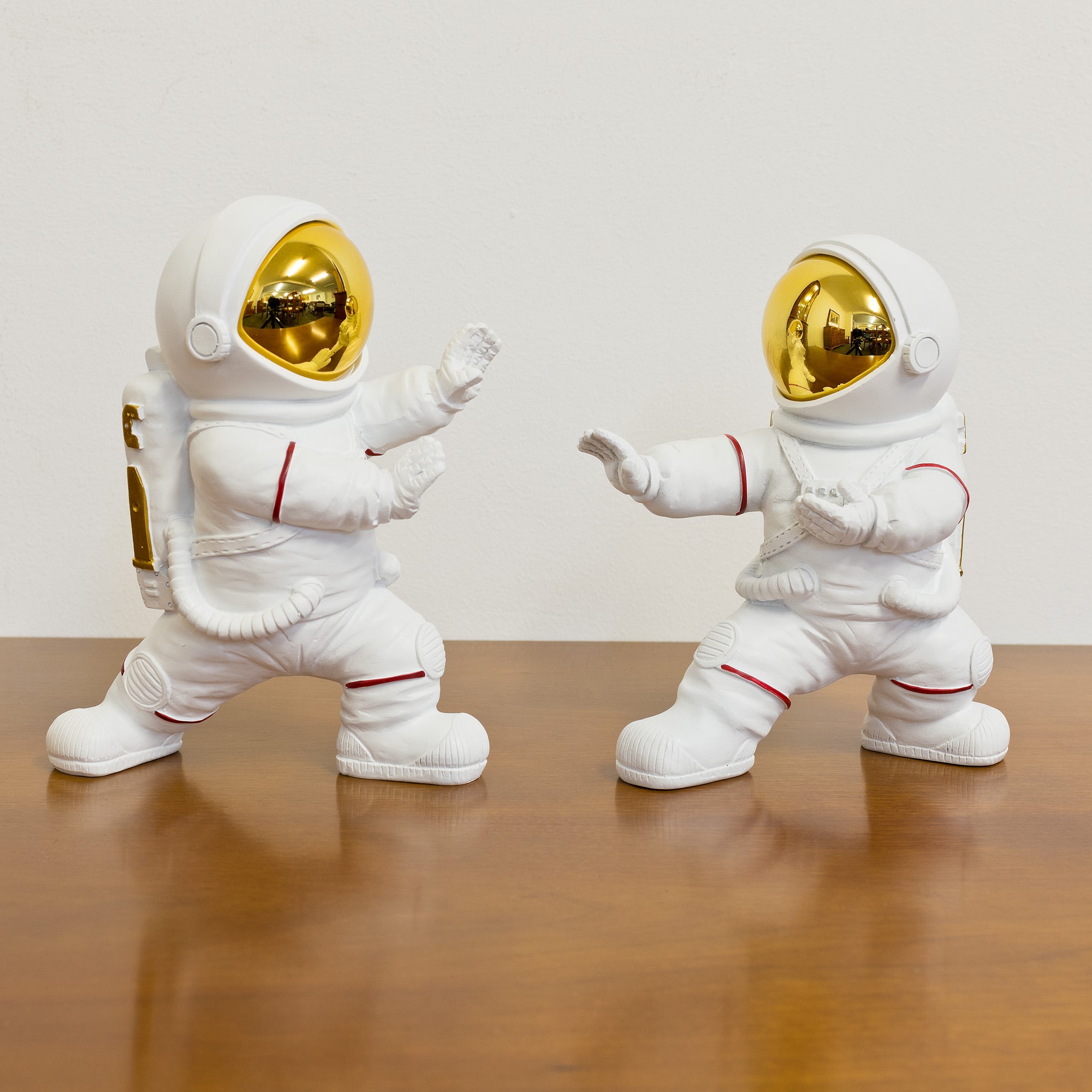 Kung Fu Astronaut Figurine Right Arm forward