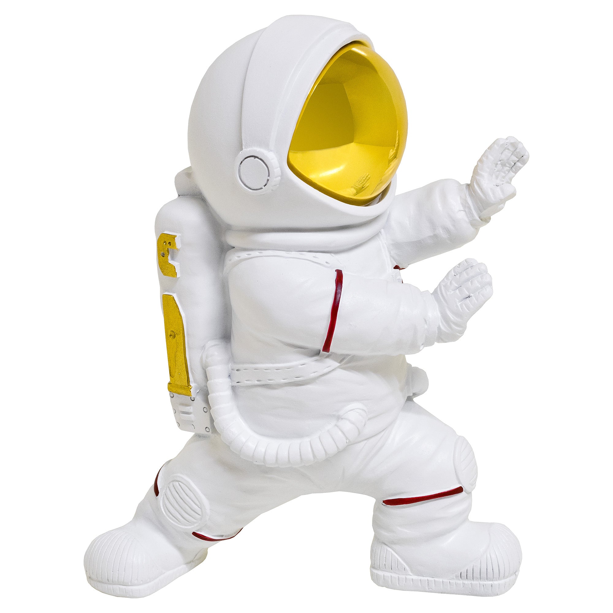 Kung Fu Astronaut Figurine Right Arm forward
