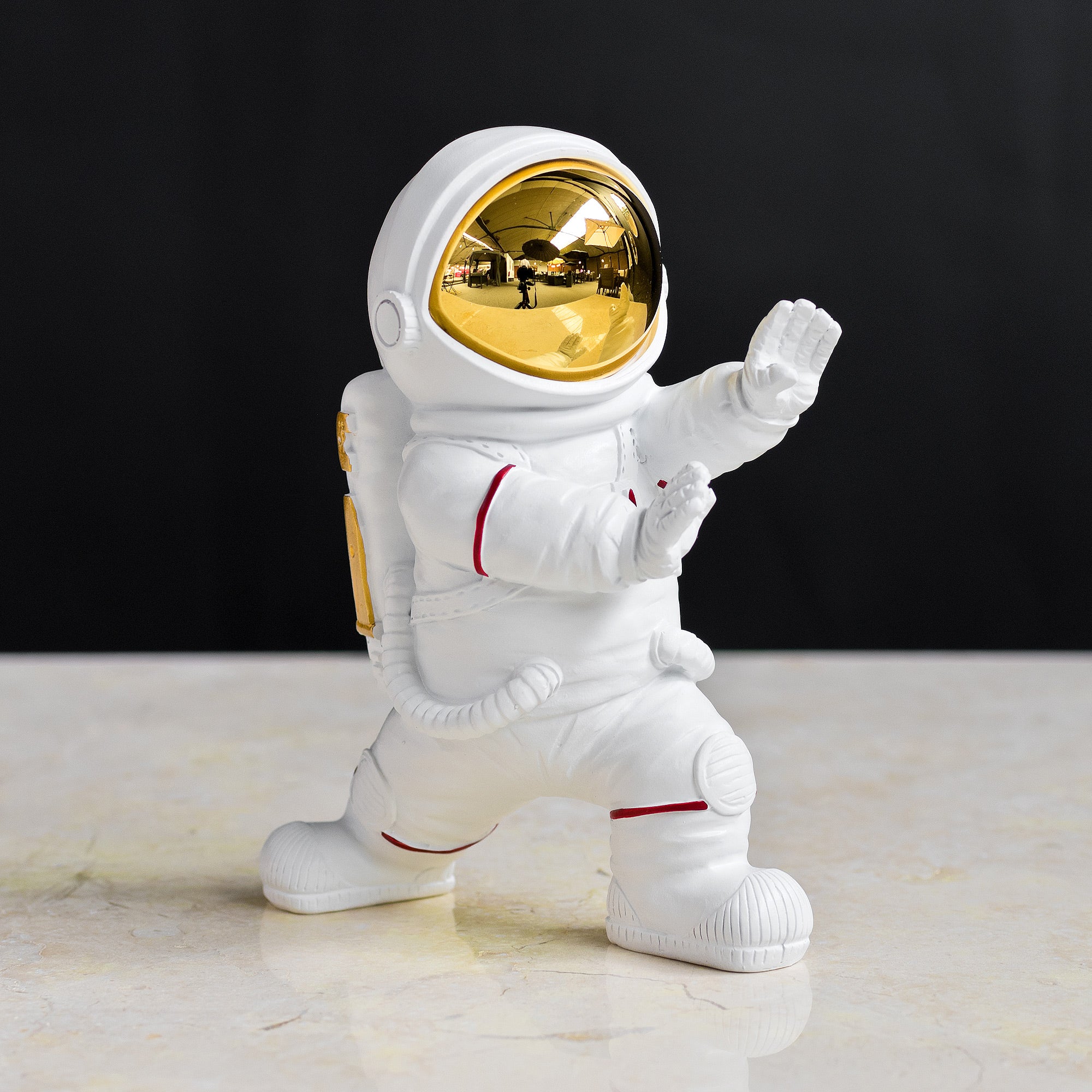 Kung Fu Astronaut Figurine Both hands forward