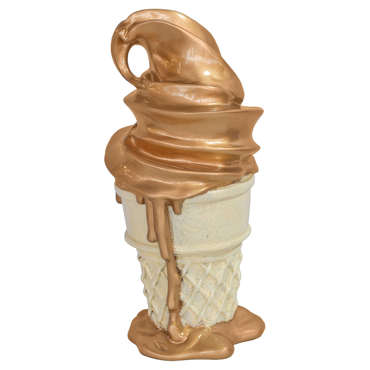 Ice Cream Cone Sculpture Large Chocolate
