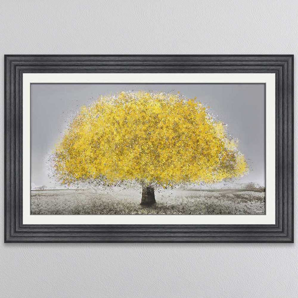 LEMON BLOSSOM TREE FRAMED WALL ART