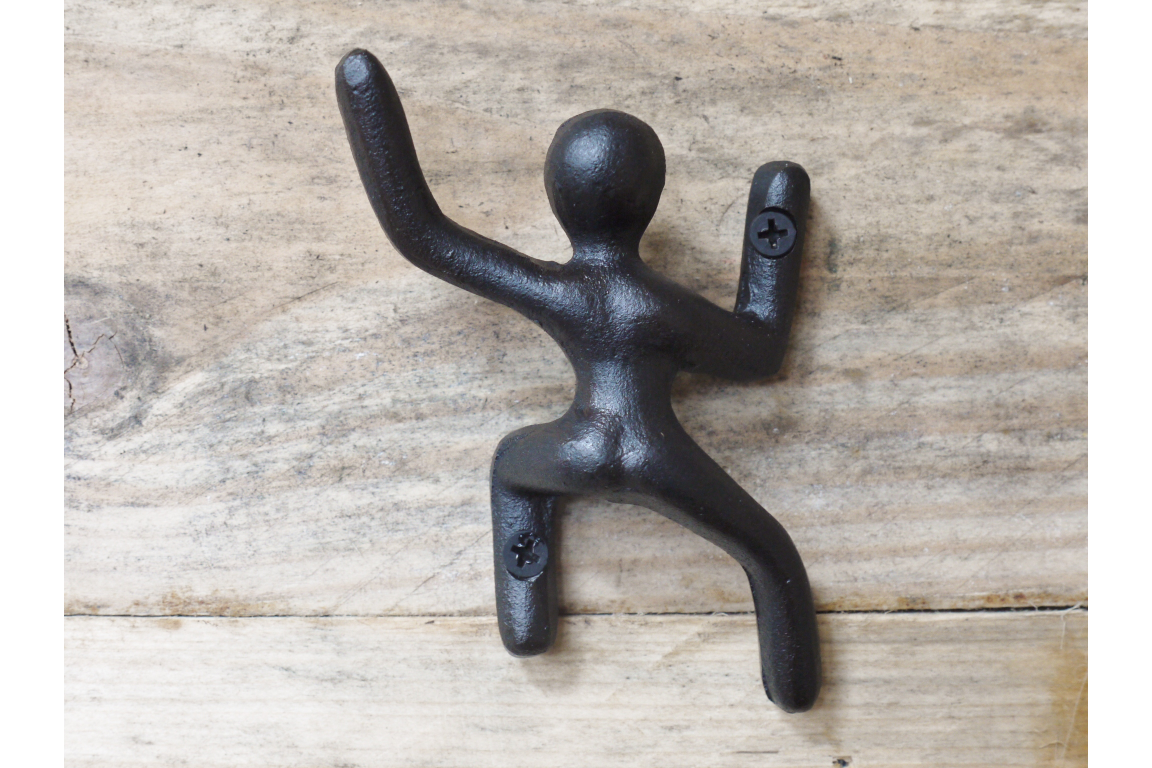 Cast Iron Investment - Left Hand Up Climber Hook
