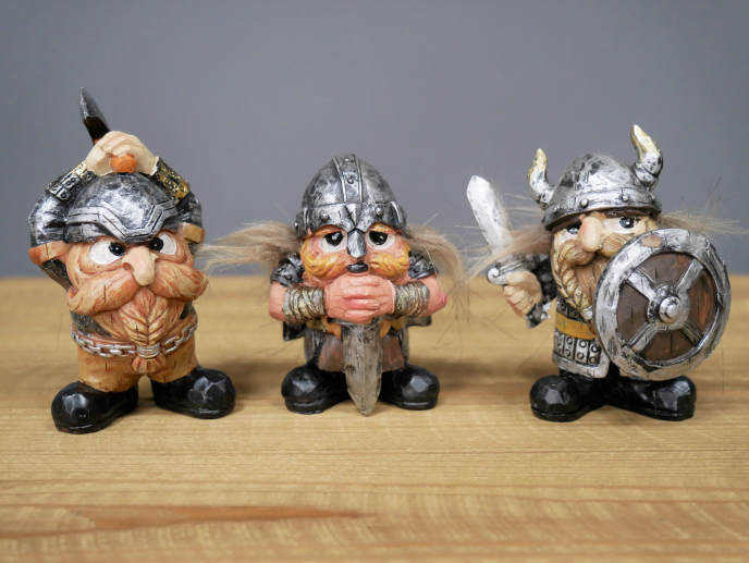 Set Of 3 Vikings