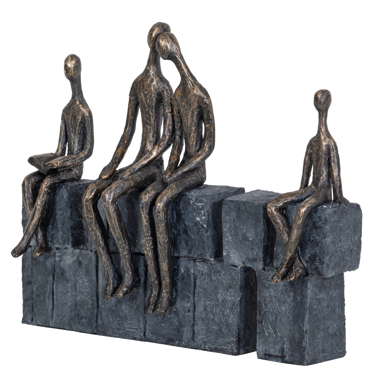 Family of four on Blocks