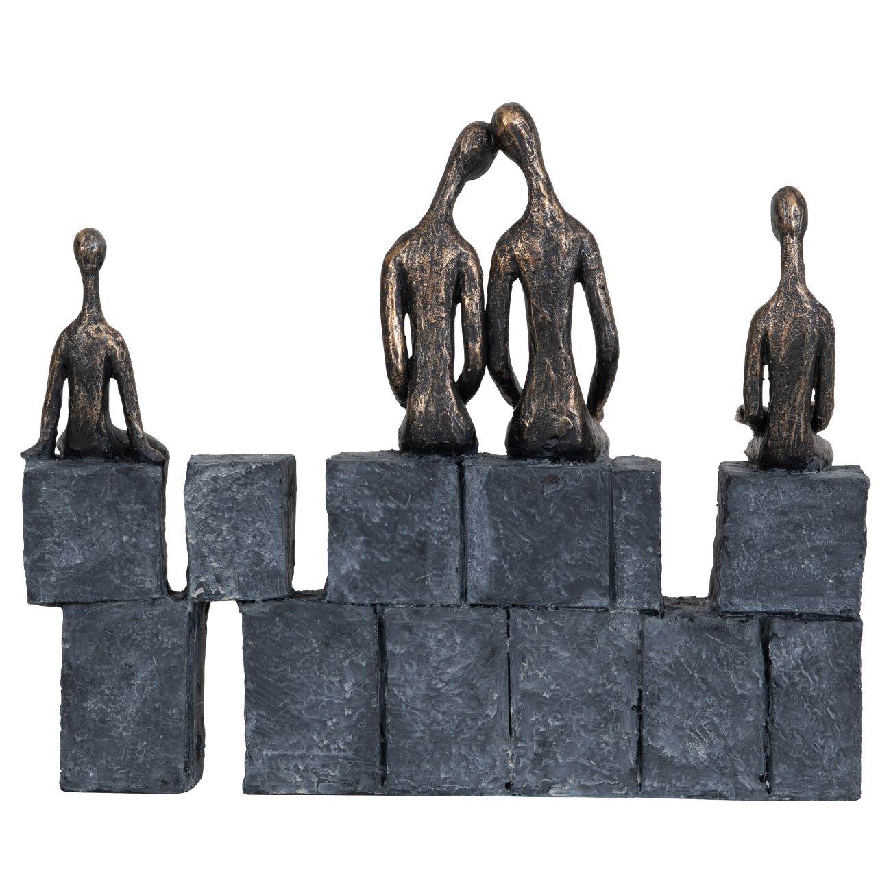 Family of four on Blocks
