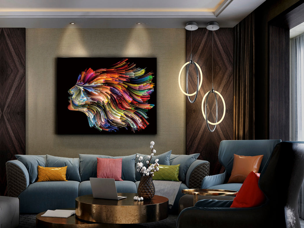 Polycromy Glass Artwork