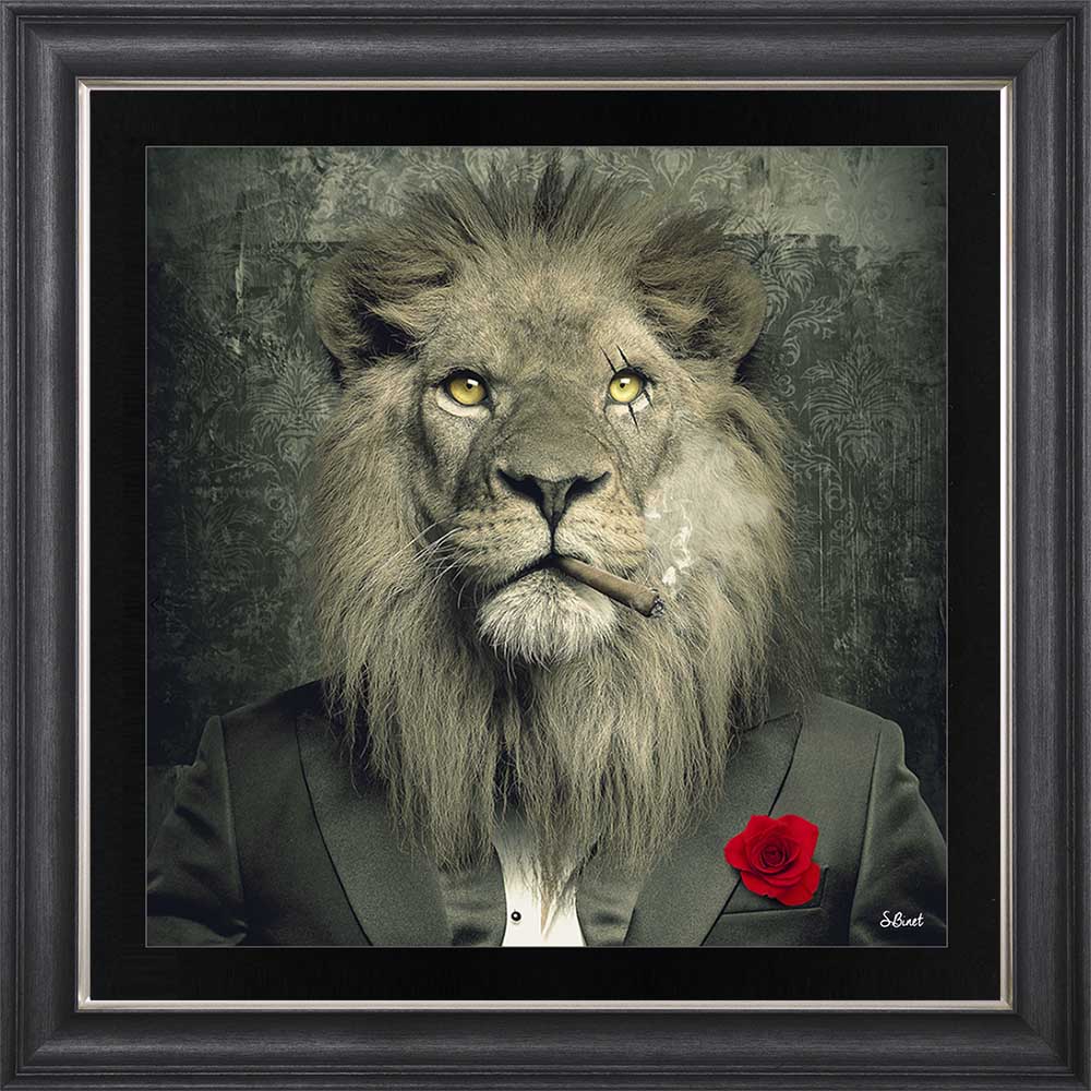 LION MAFIA FRAMED WALL ART