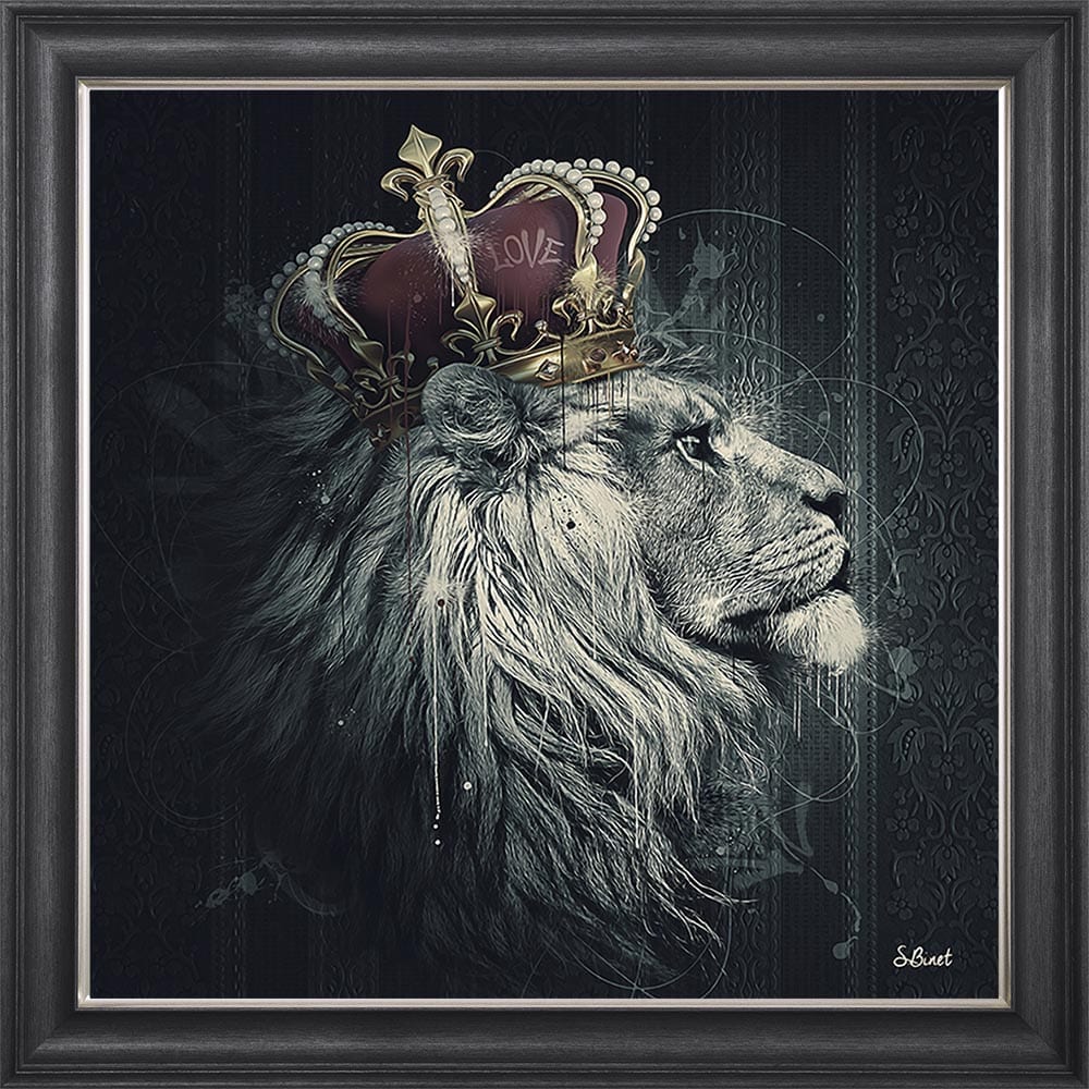 LION MAFIA KING FRAMED WALL ART