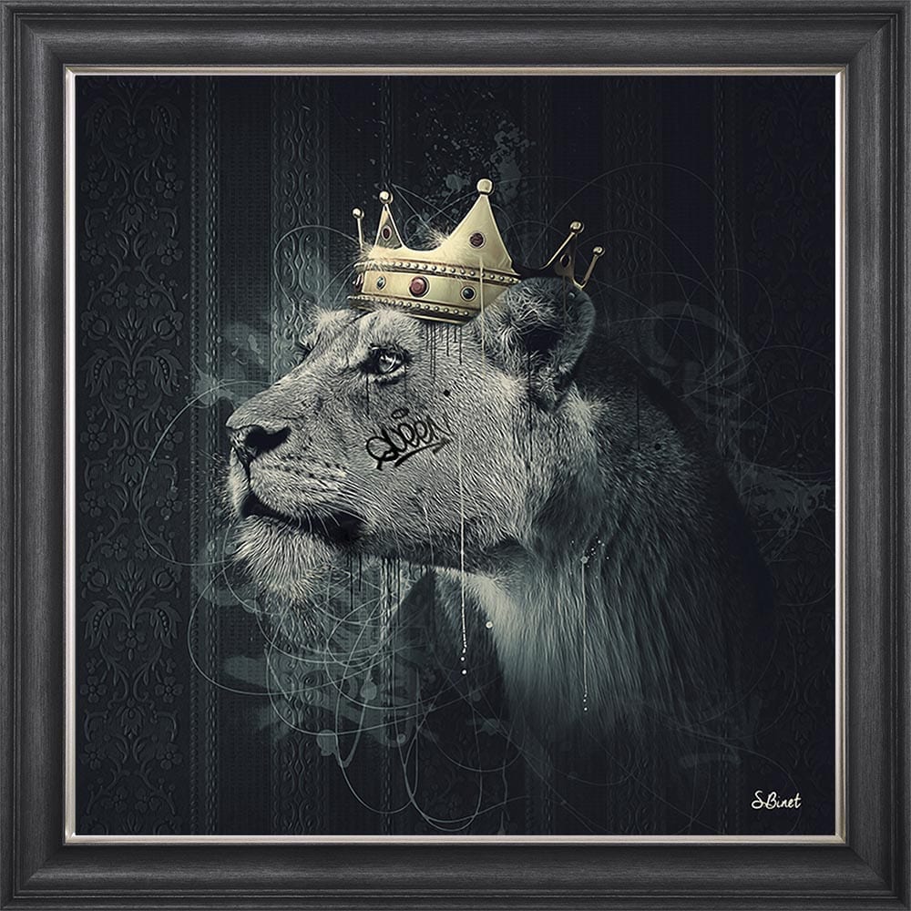 LION MAFIA QUEEN FRAMED WALL ART