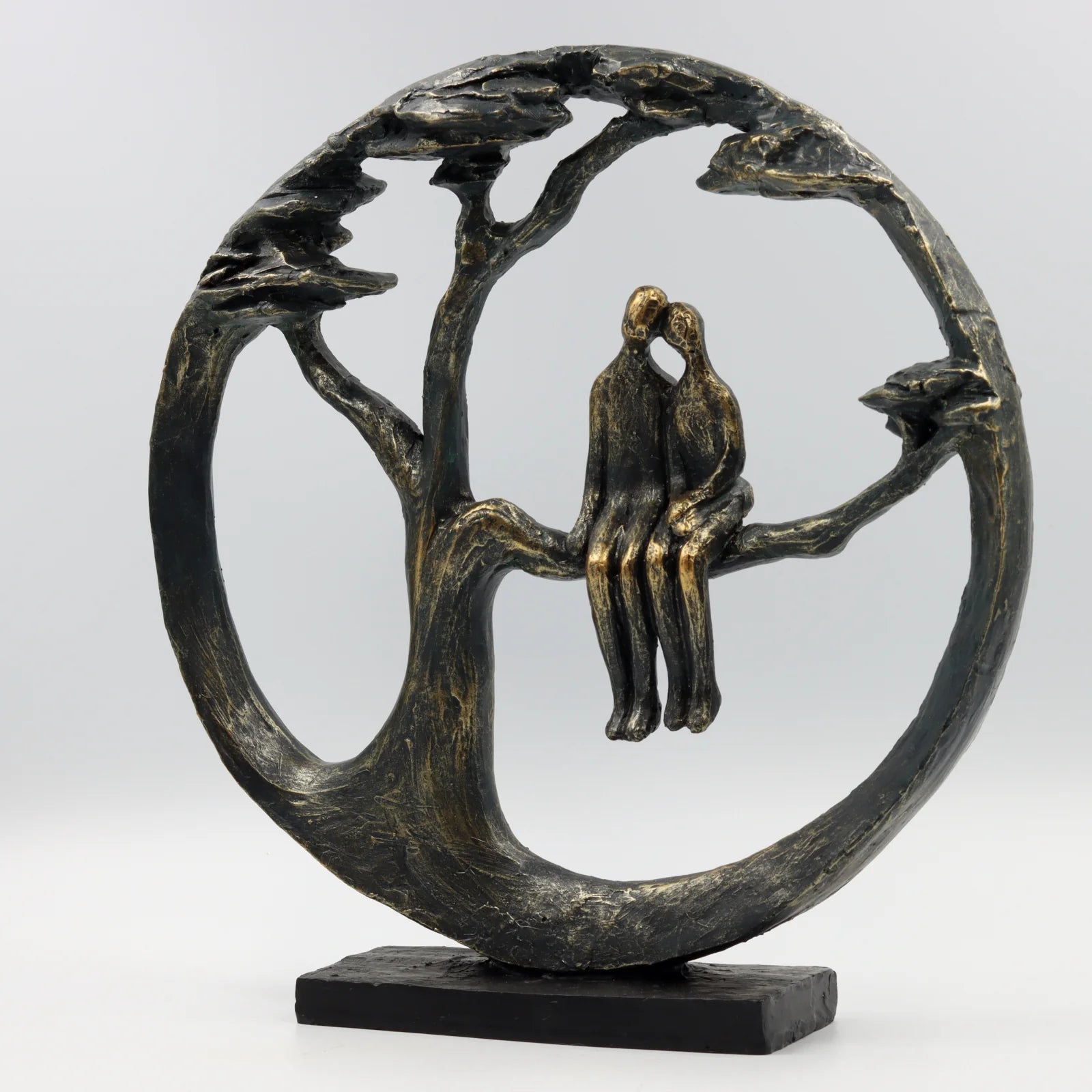 Couple in Tree Sculpture