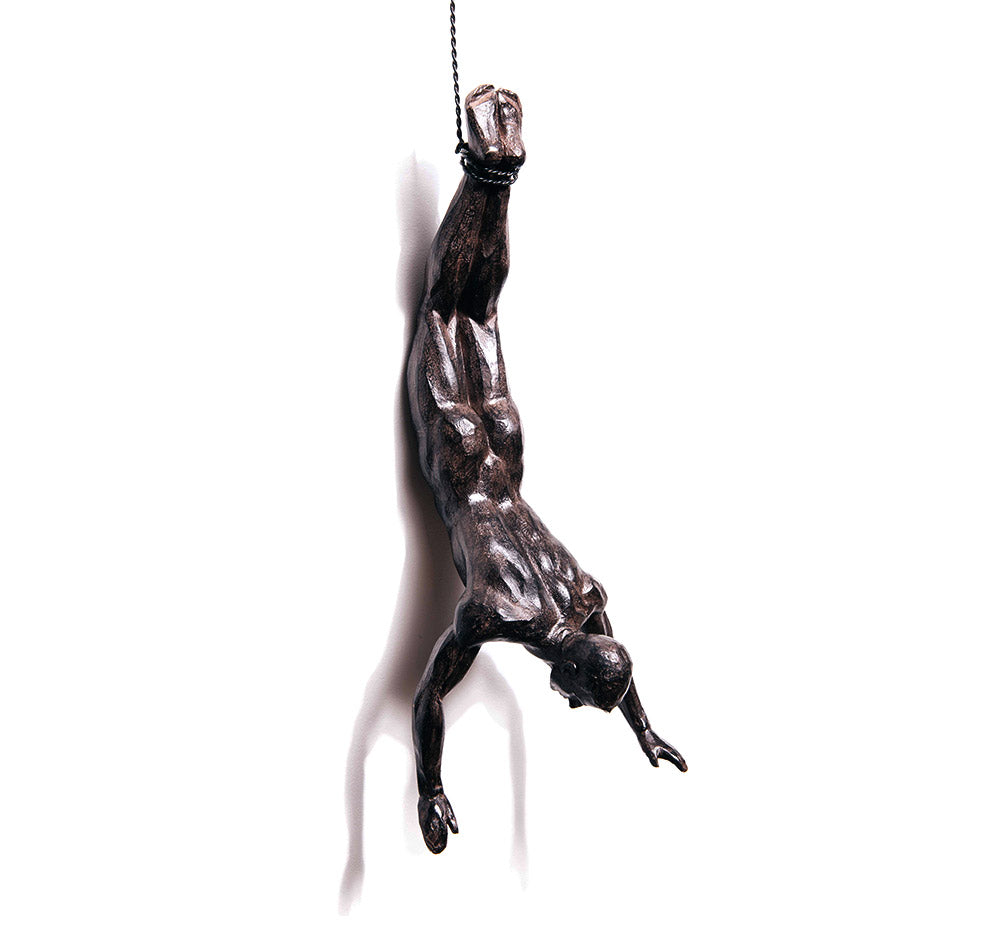 CLIMBING MEN TRIO – BRONZE COLOUR SCULPTURES