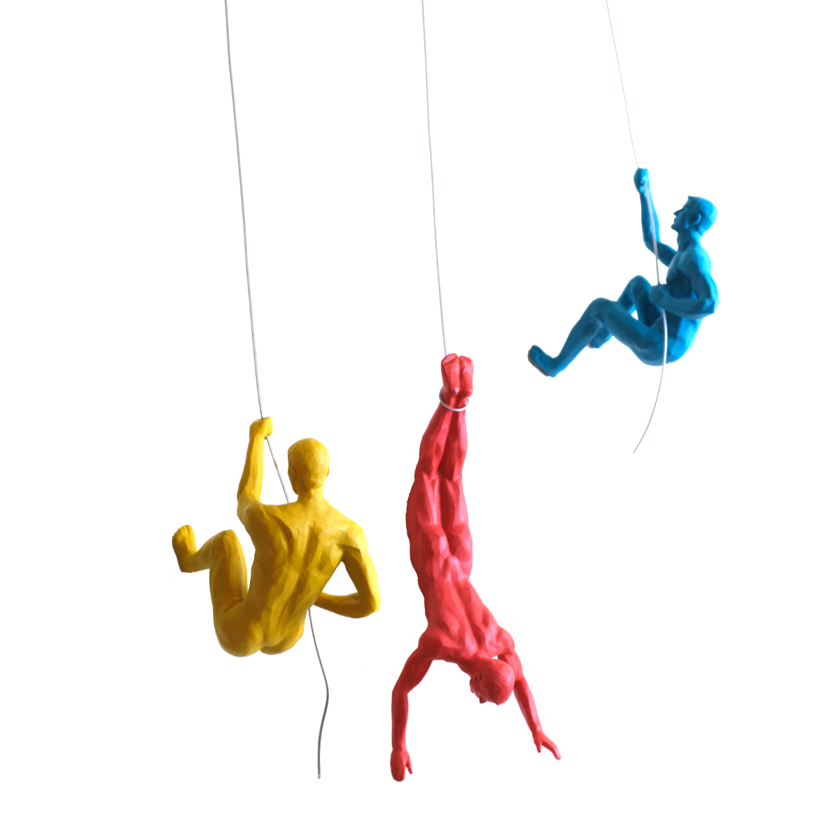 COLOURED CLIMBING MEN TRIO (SET OF 3)