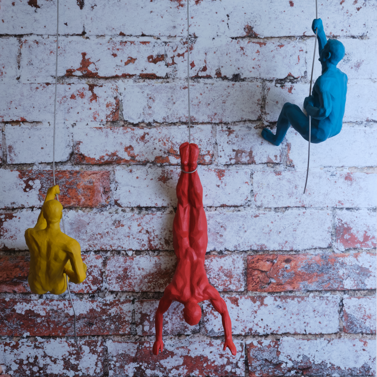 COLOURED CLIMBING MEN TRIO (SET OF 3)