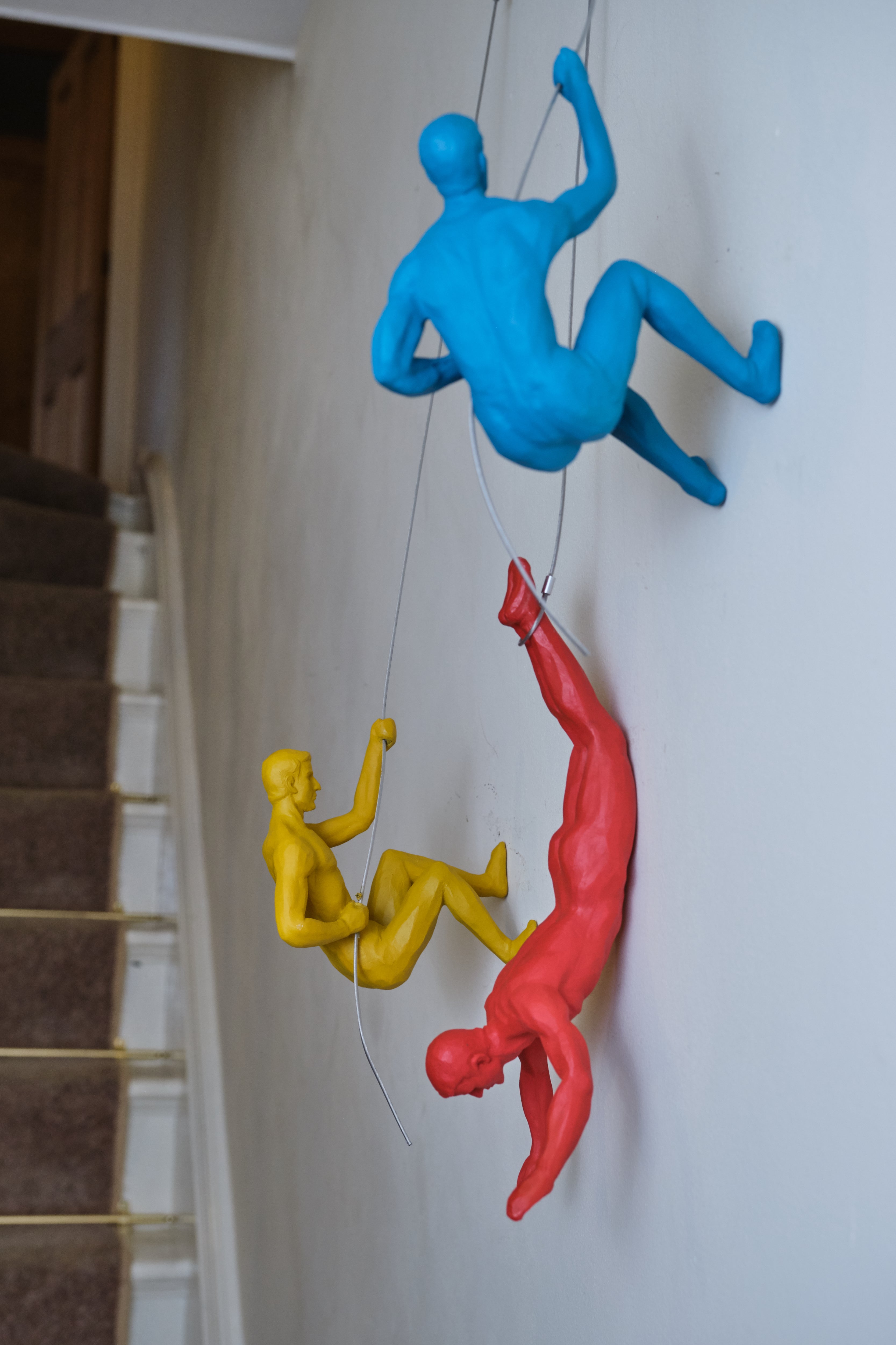 COLOURED CLIMBING MEN TRIO (SET OF 3)