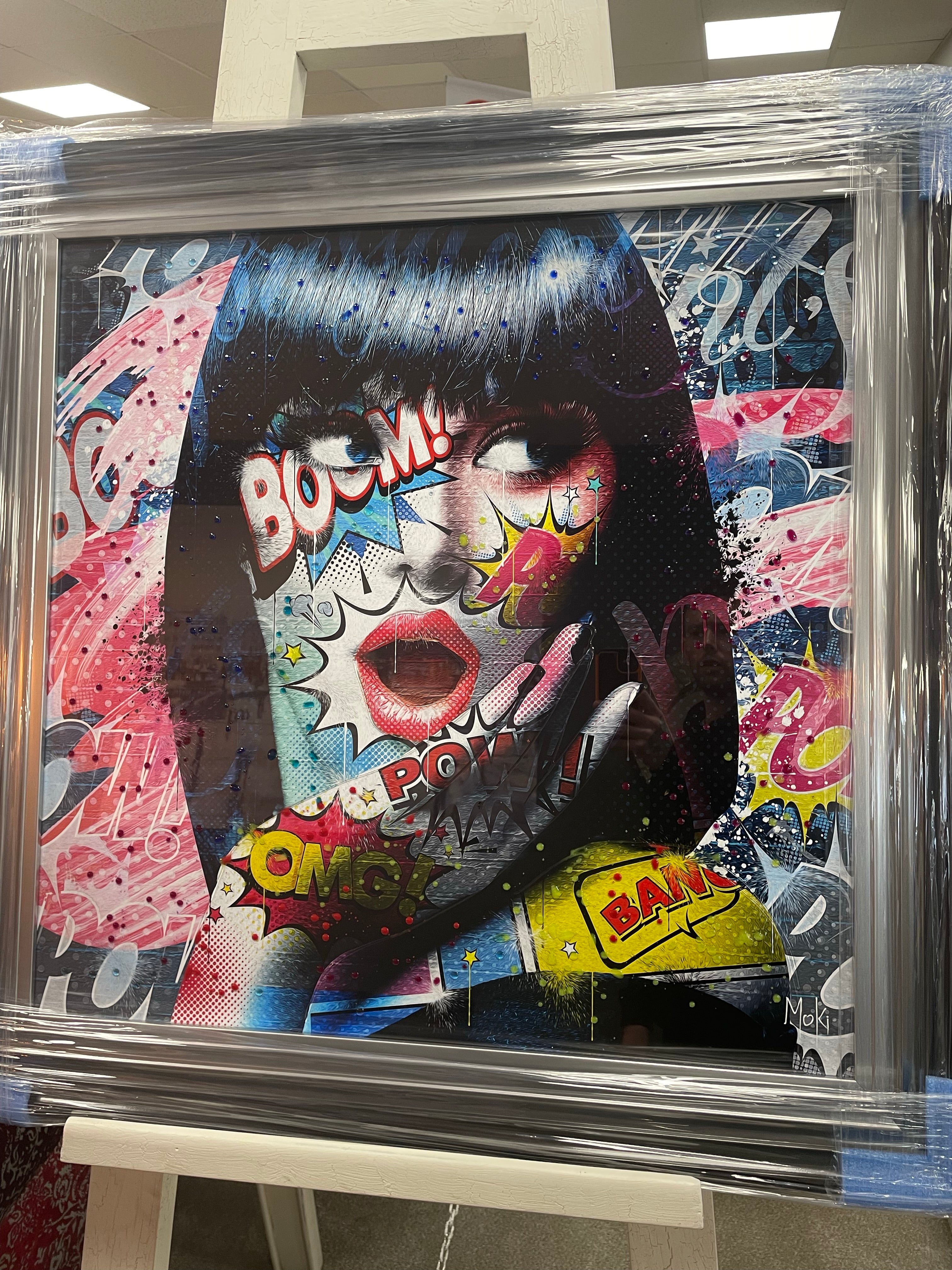 Moki Woman pop Liquid art