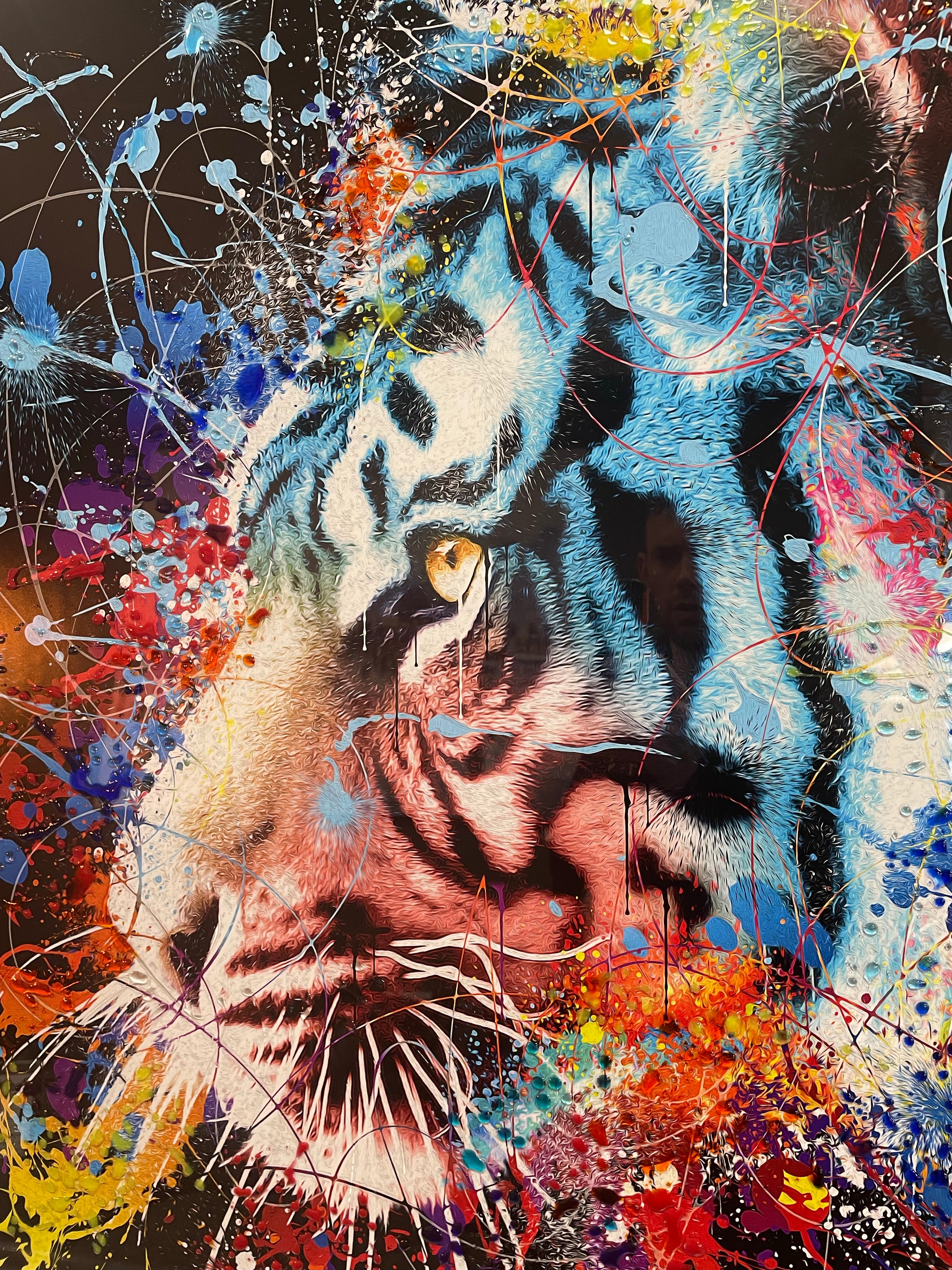 Moki Tiger Liquid art