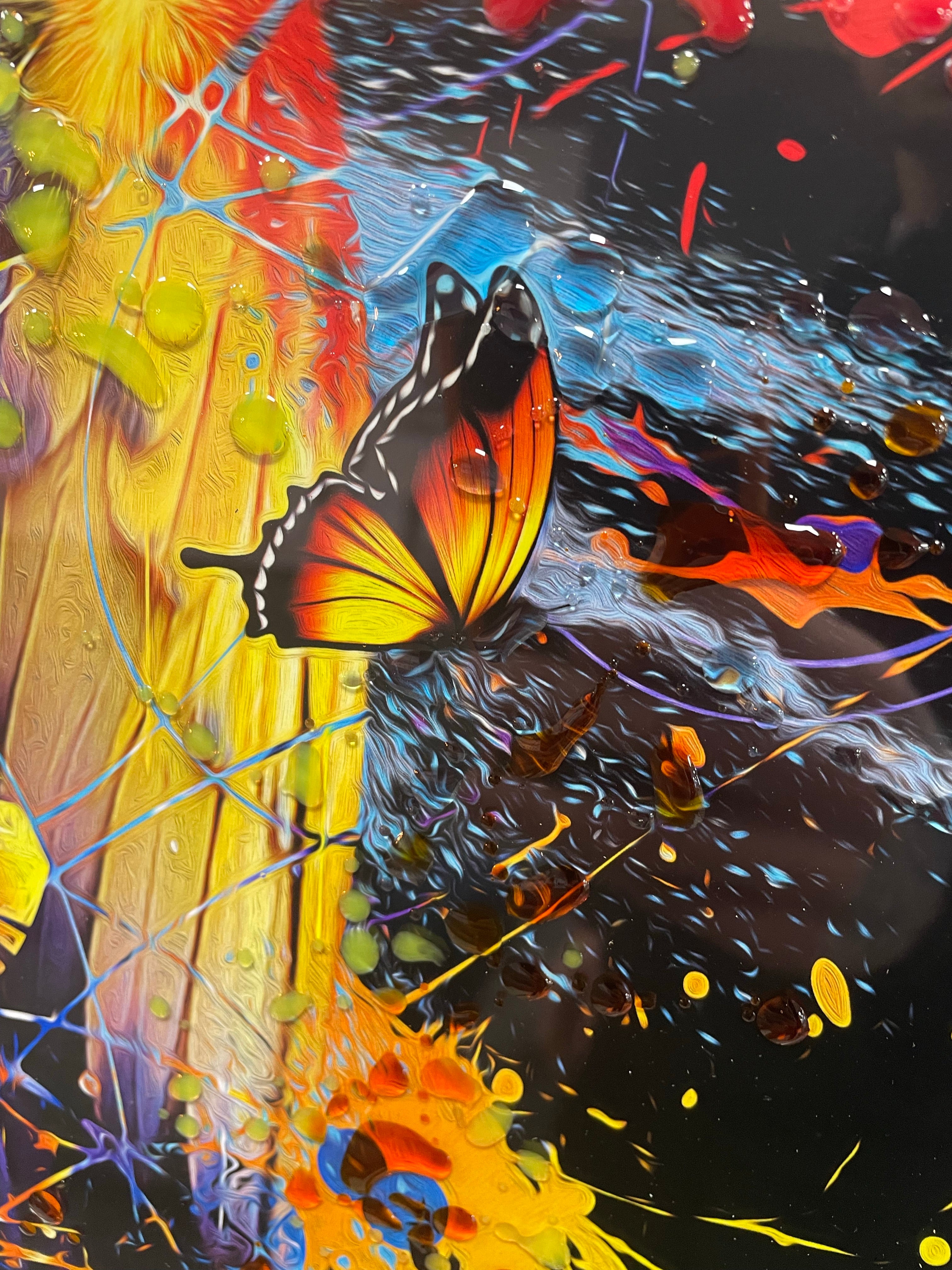 Moki Parrot Liquid art