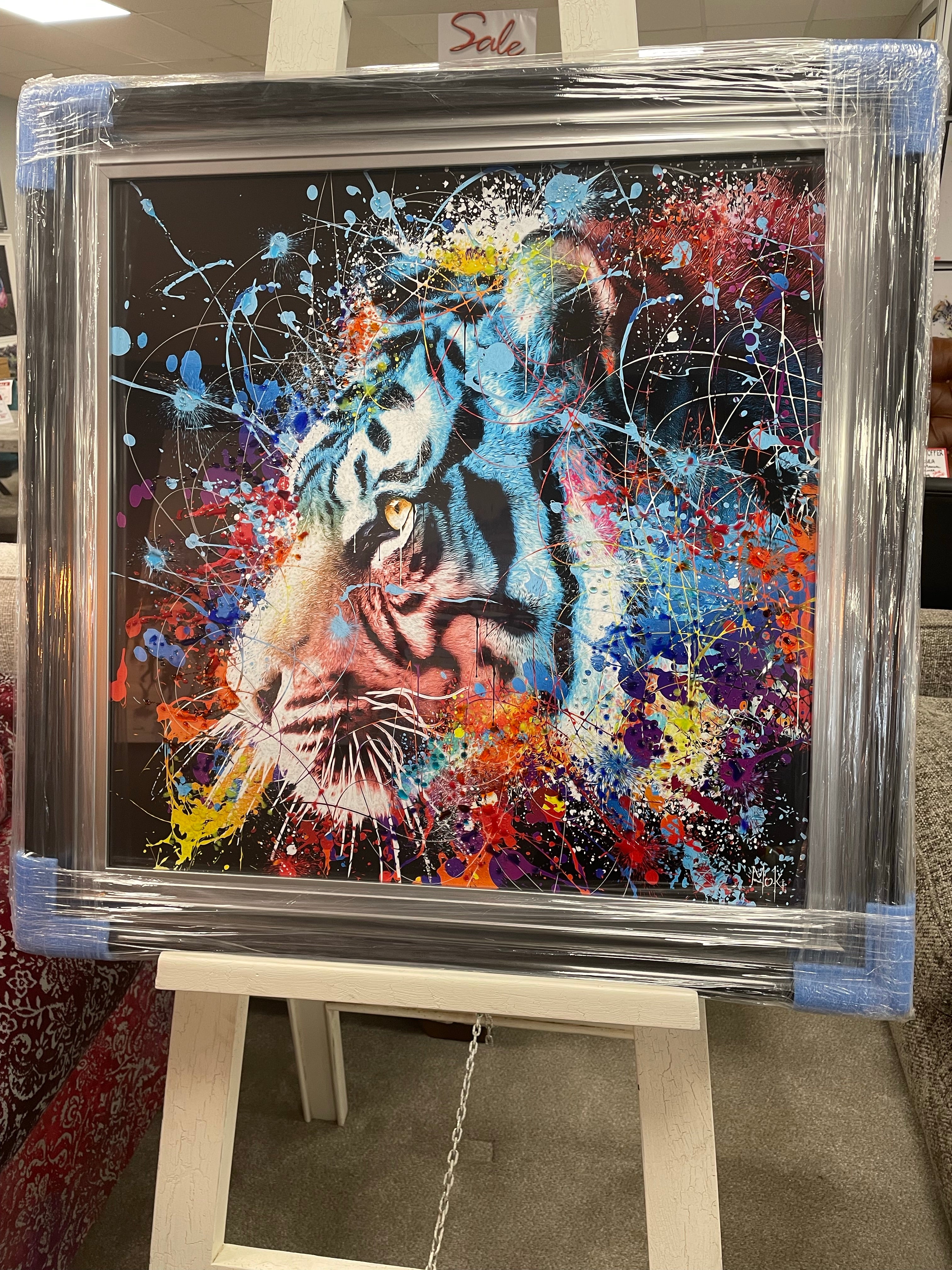 Moki Tiger Liquid art