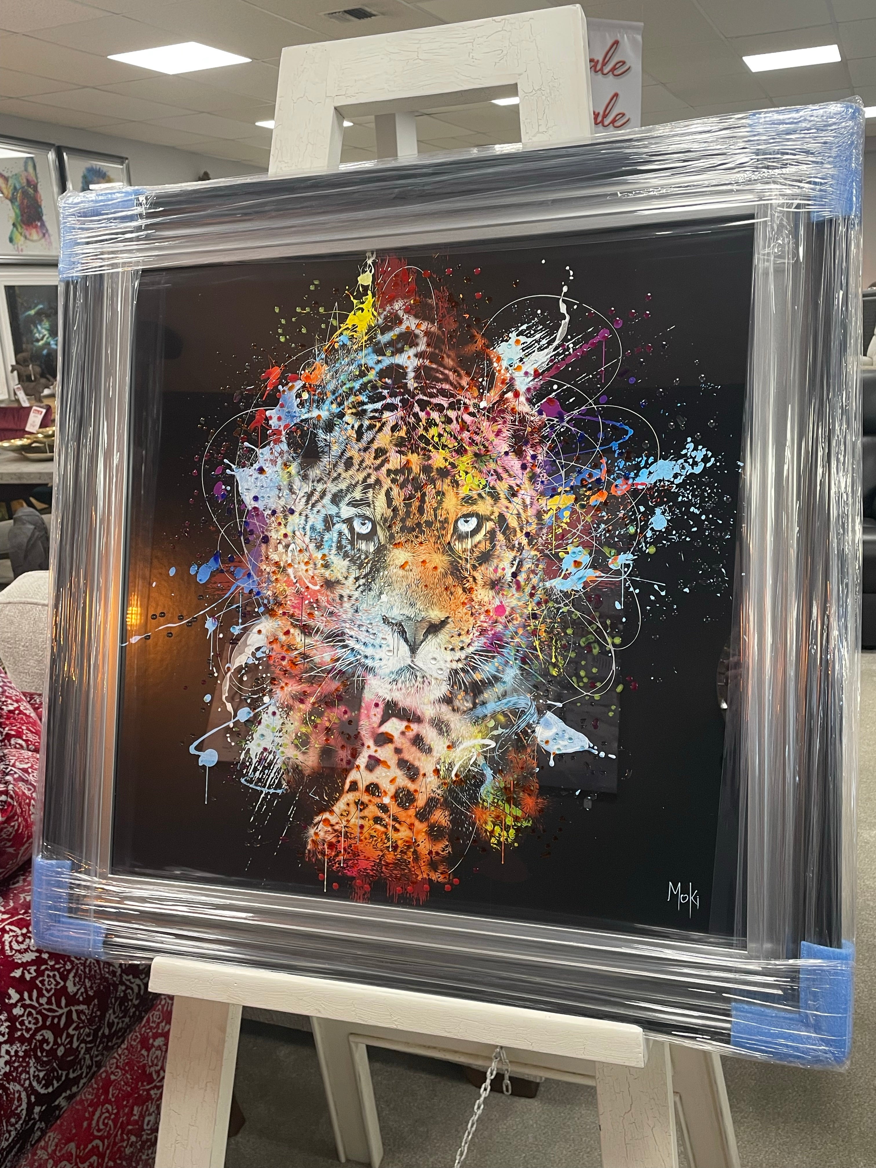Moki Tiger Liquid art