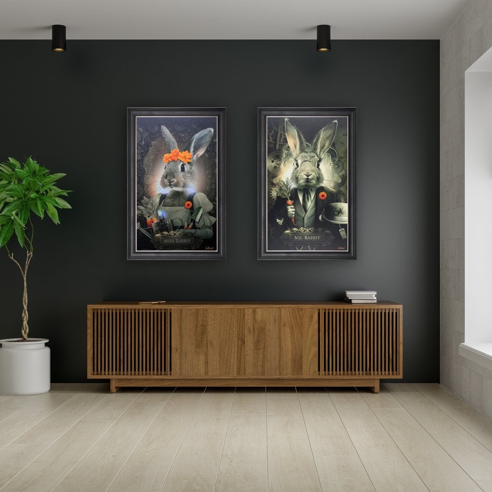 Miss Rabbit Framed Wall Art