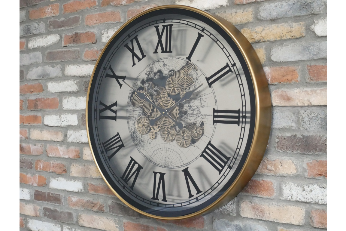 Ex Large World Map Clock