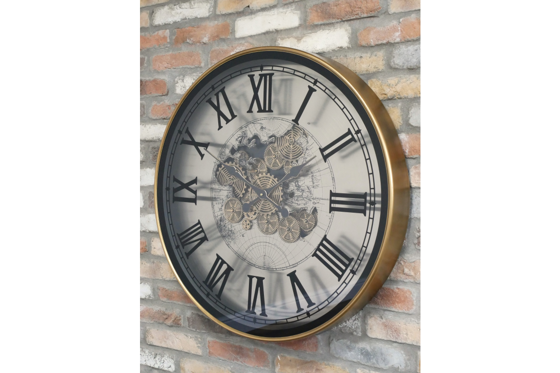 Ex Large World Map Clock