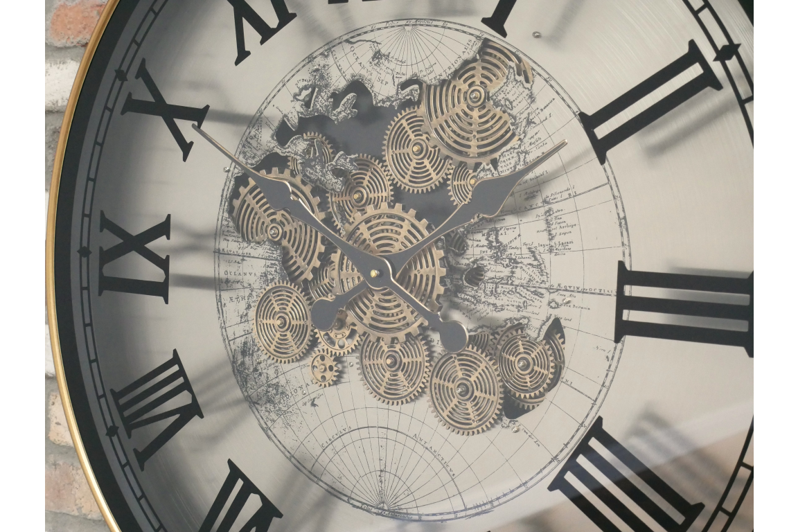 Ex Large World Map Clock