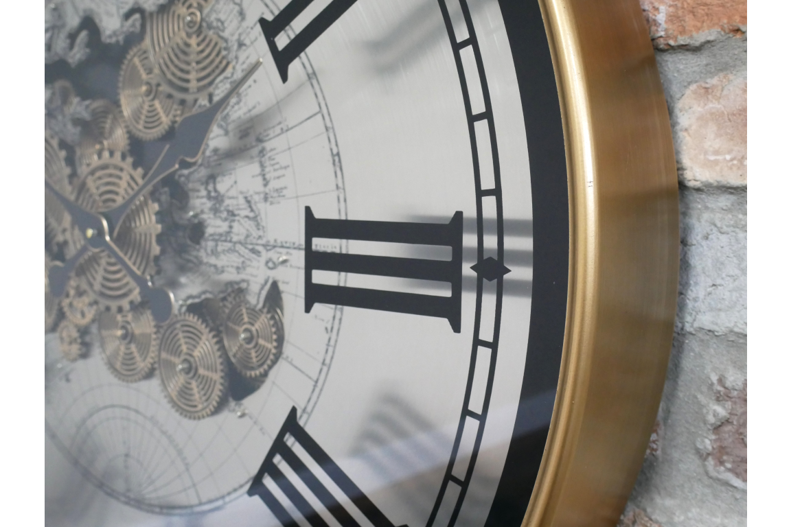 Ex Large World Map Clock