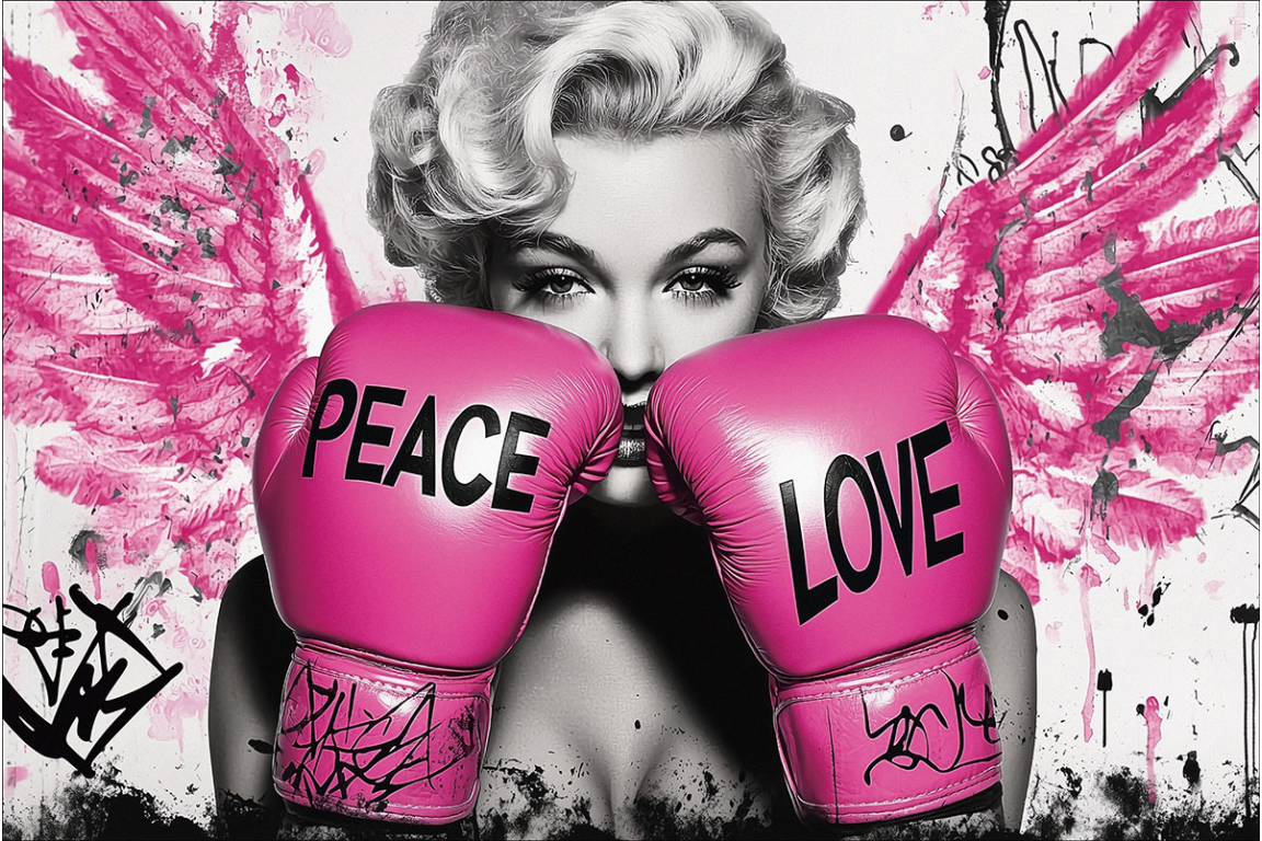 Boxing Marilyn Wall Art