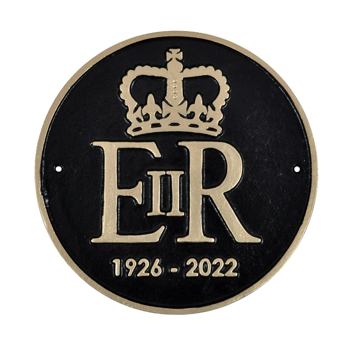 ER 1926-2022 Wall Cast Iron Sign / Plaque