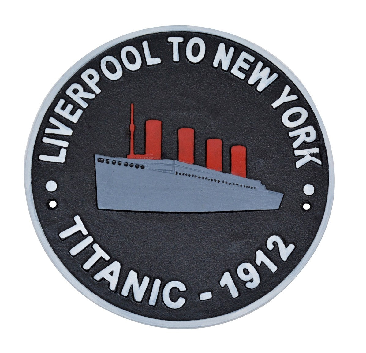 Titanic Wall Cast Iron Sign / Plaque