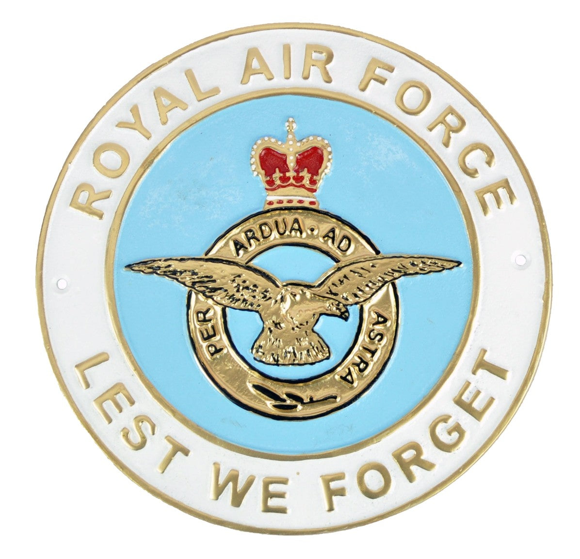 Royal Air Force Lest We Forget Plaque
