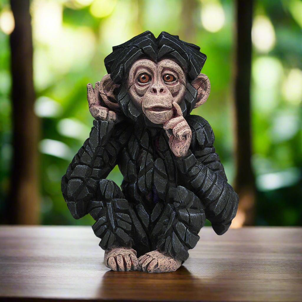 Baby Chimpanzee "Hear no Evil"