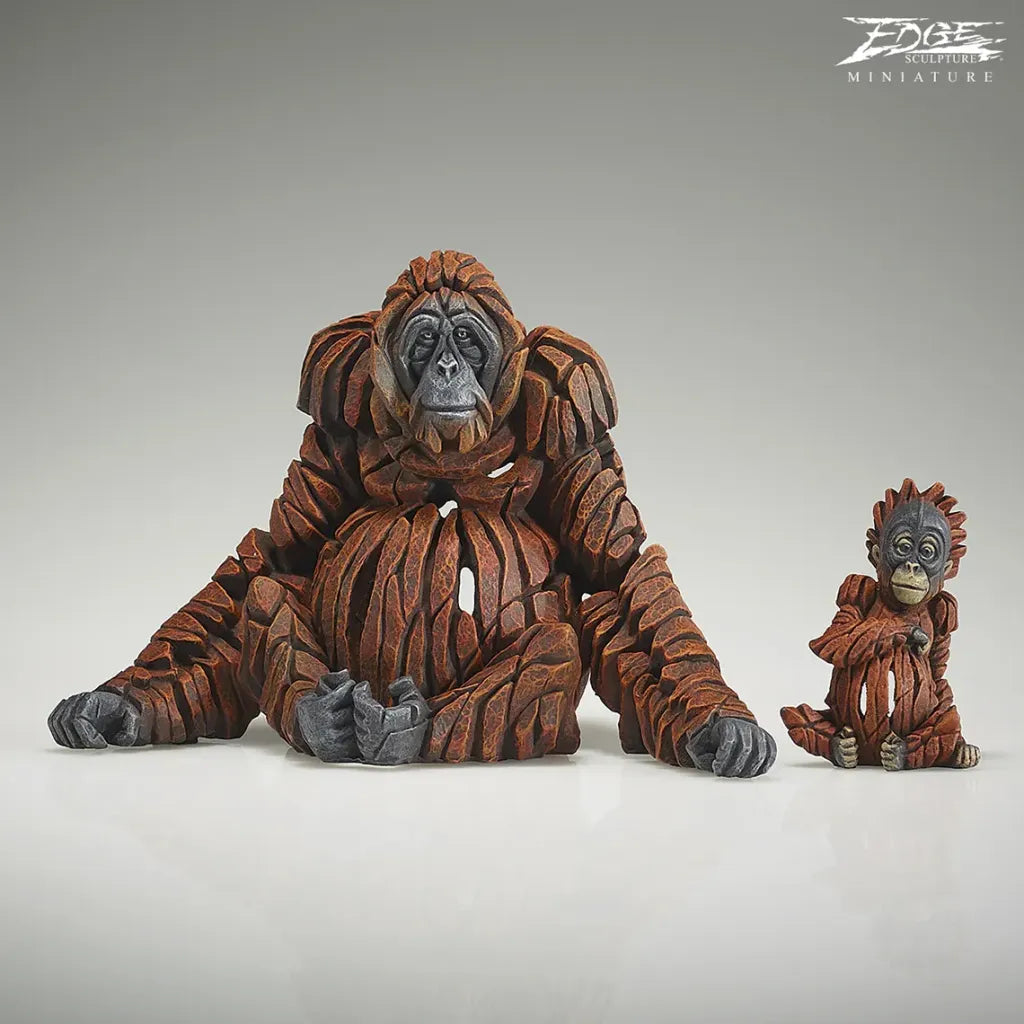 Orangutan and Baby Miniature