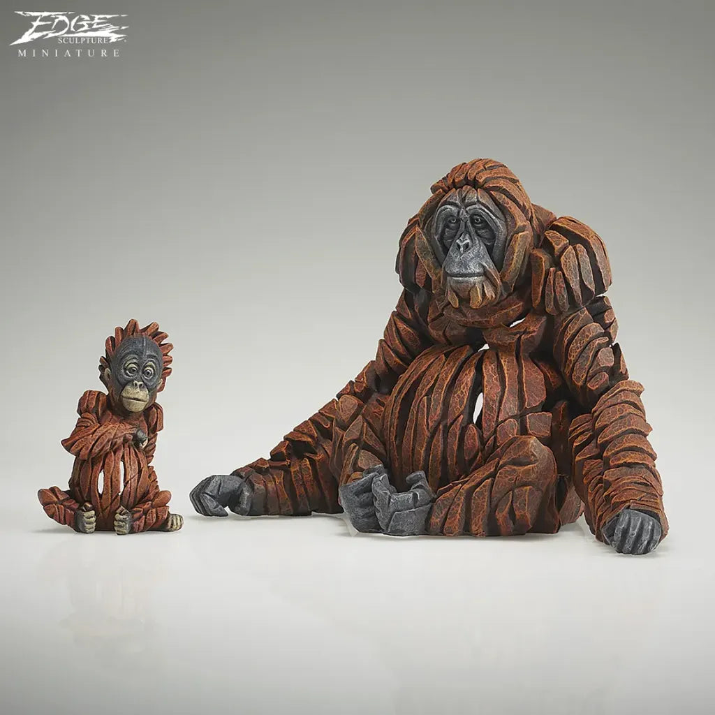 Orangutan and Baby Miniature