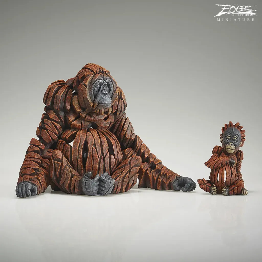 Orangutan and Baby Miniature