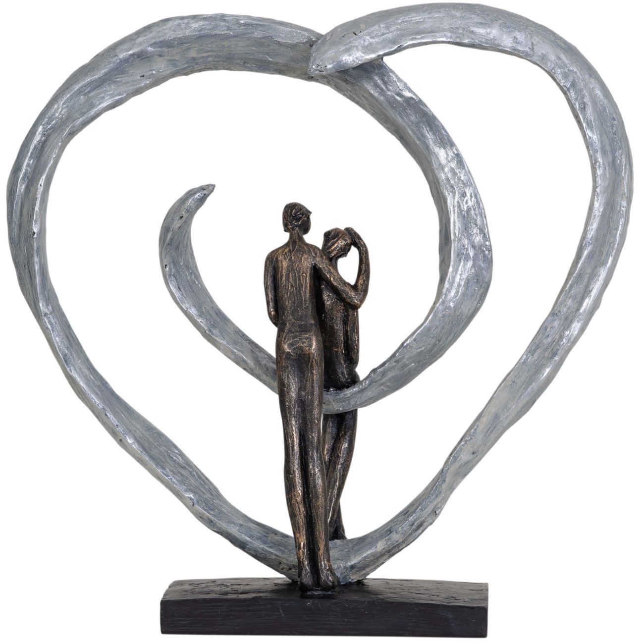 Love Sculpture In Circular Heart