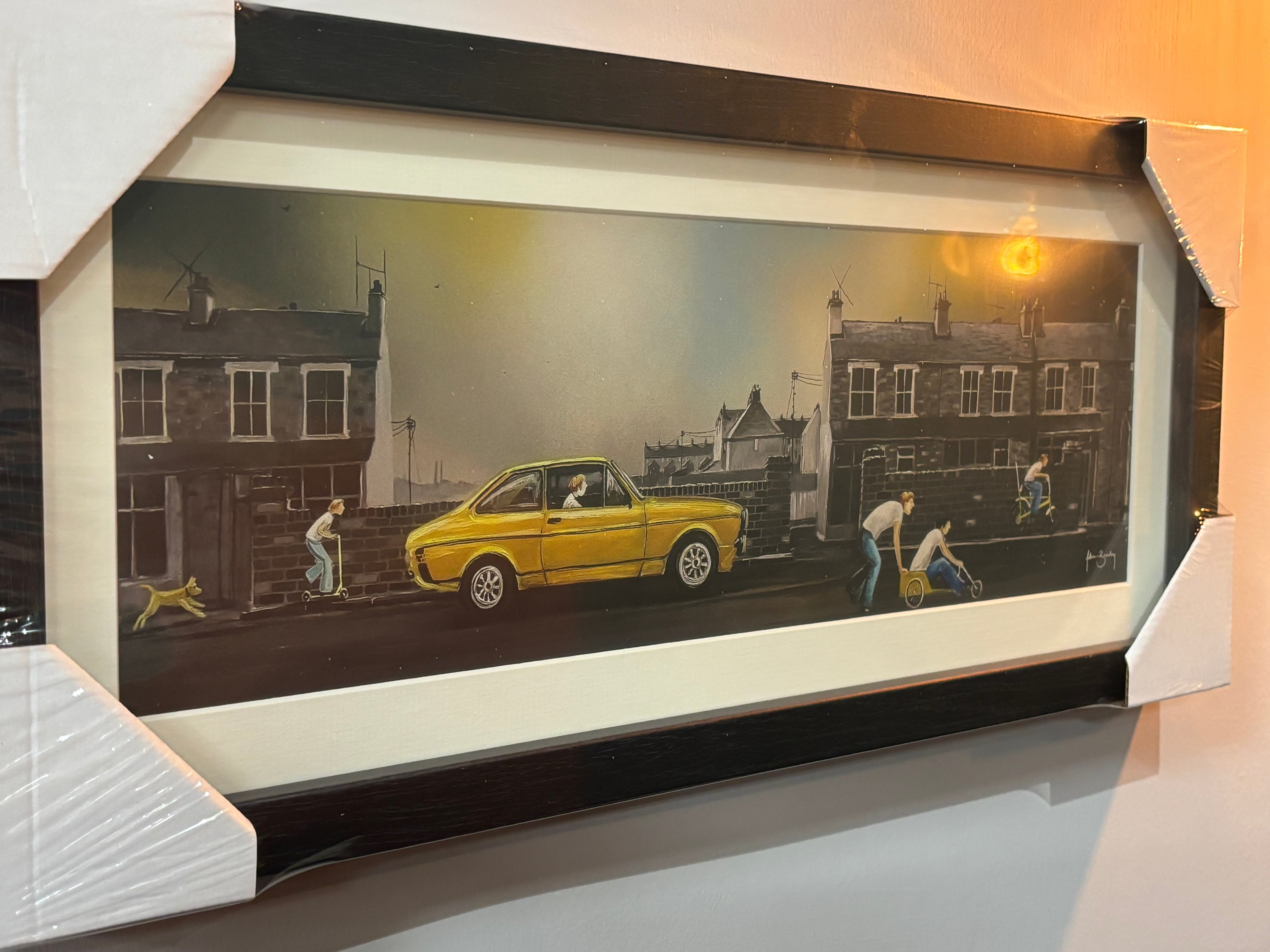 Boy Racers (53.5cm x 23.5cm)