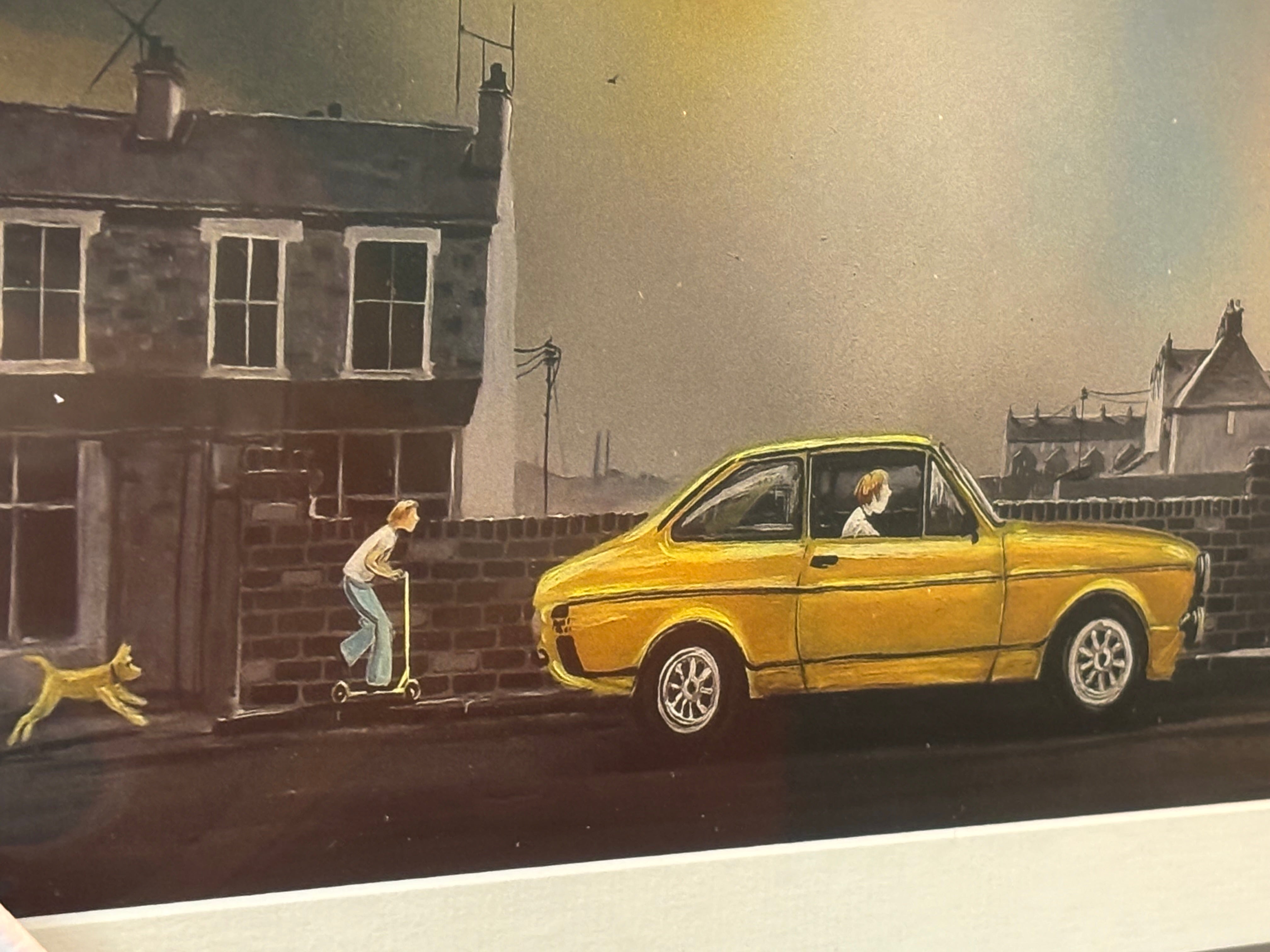 Boy Racers (53.5cm x 23.5cm)