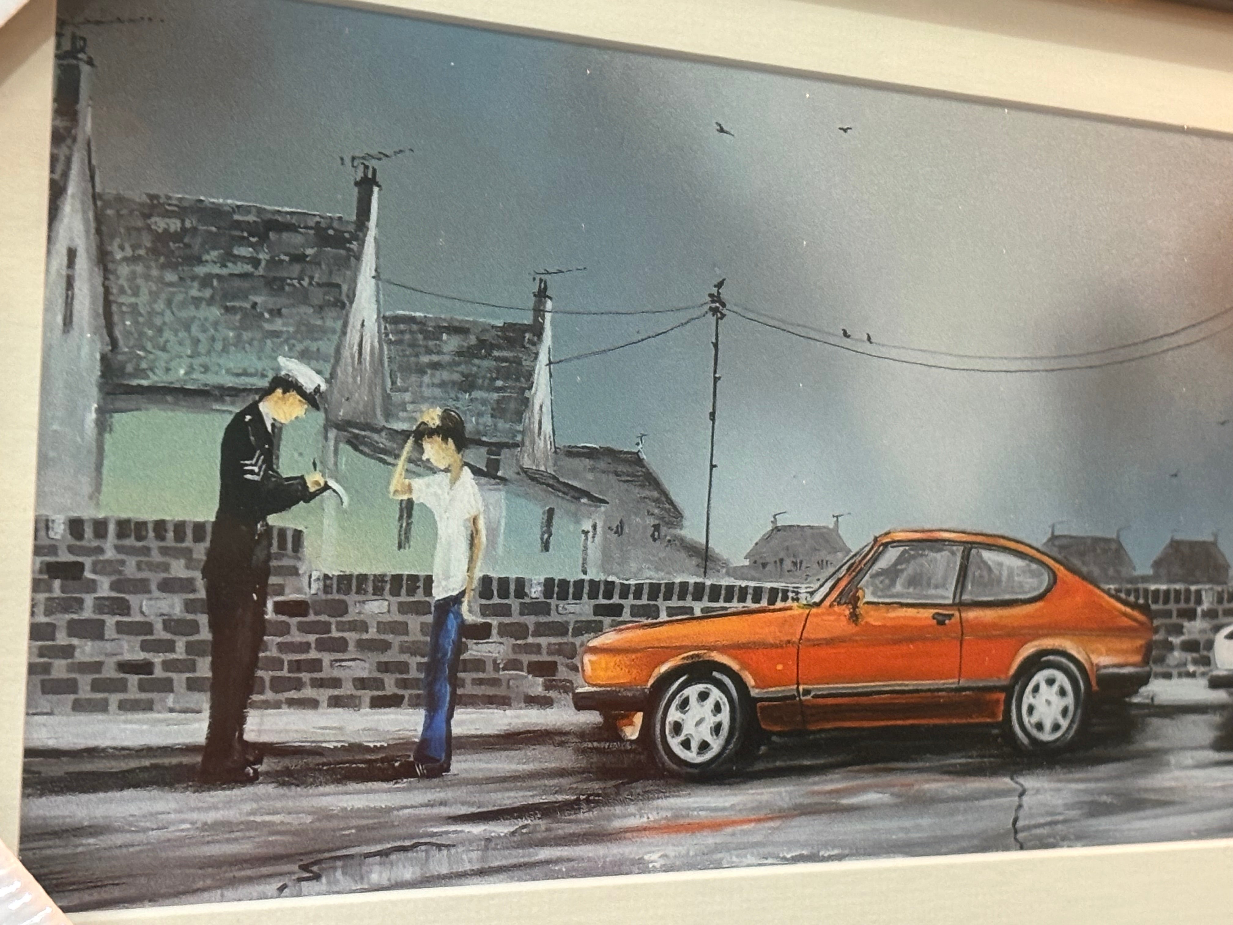 Meeting his Match (53.5 x 23.5)