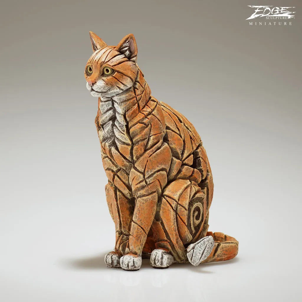 Miniature Sitting Cat (Ginger)