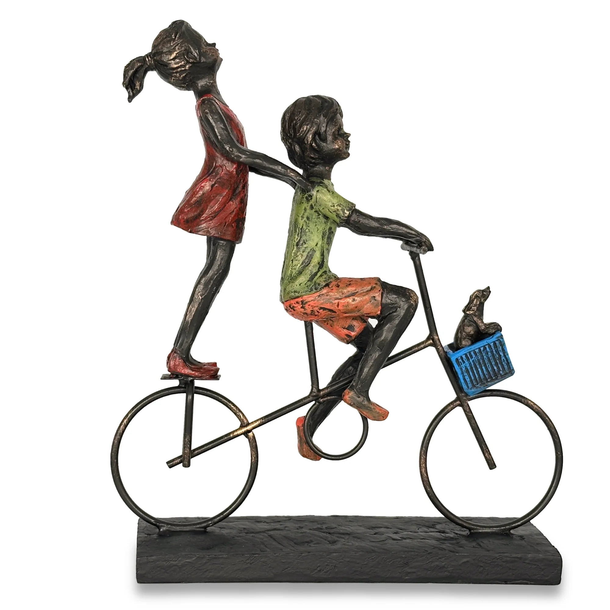 Children Riding Bicycle