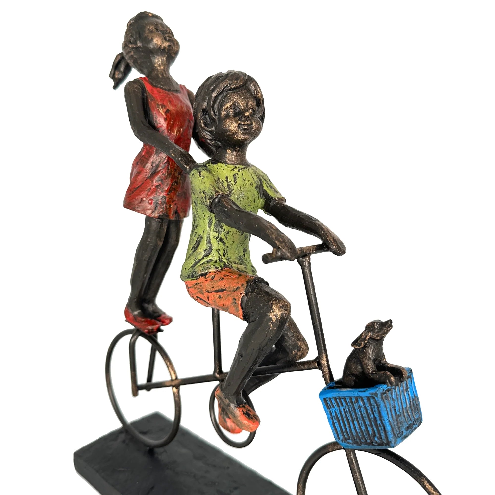 Children Riding Bicycle