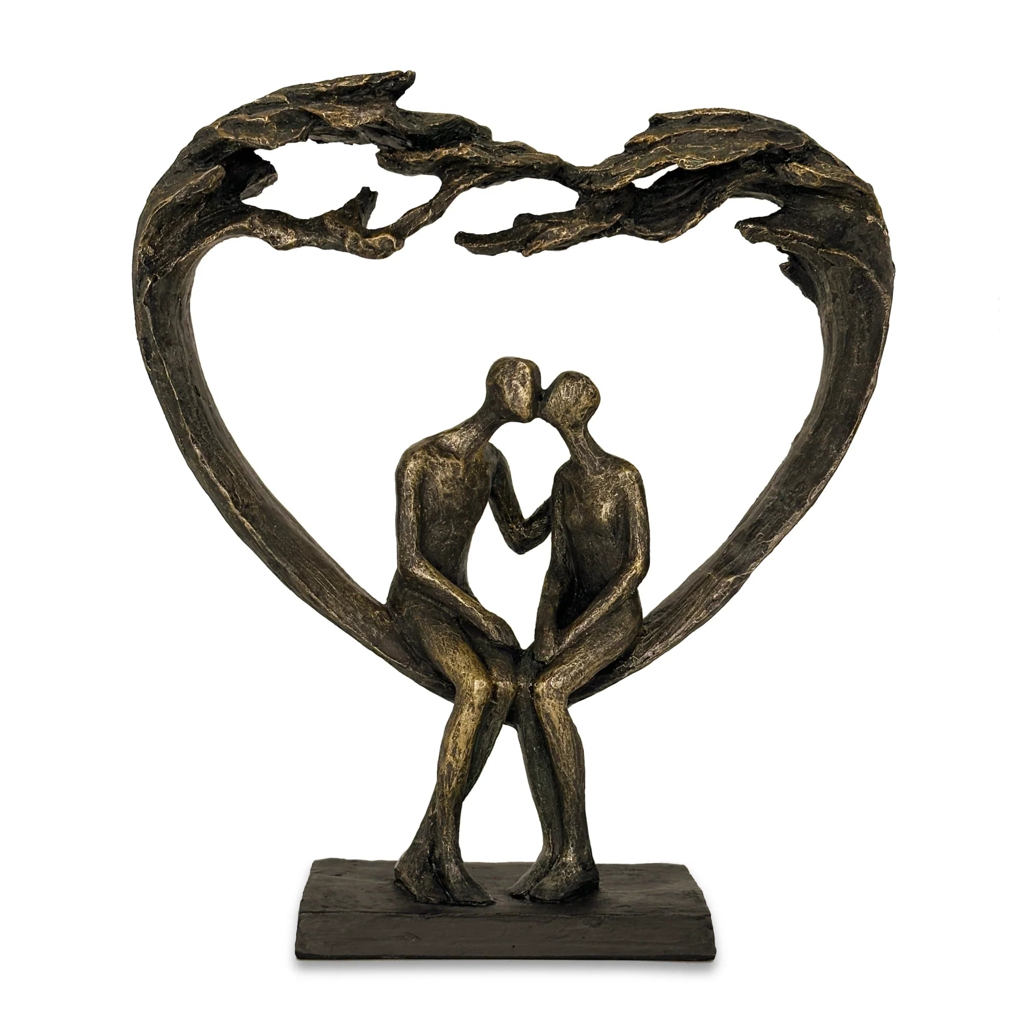 Sitting Couple Under Heart Tree
